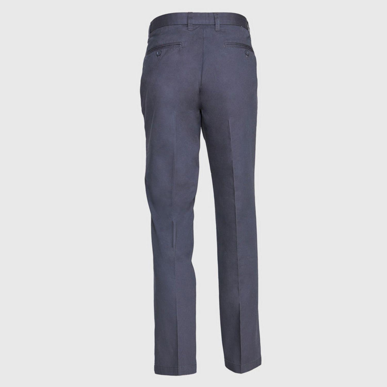 Pantalón Gabardina Hombre S/Pinzas Gris oscuro-3