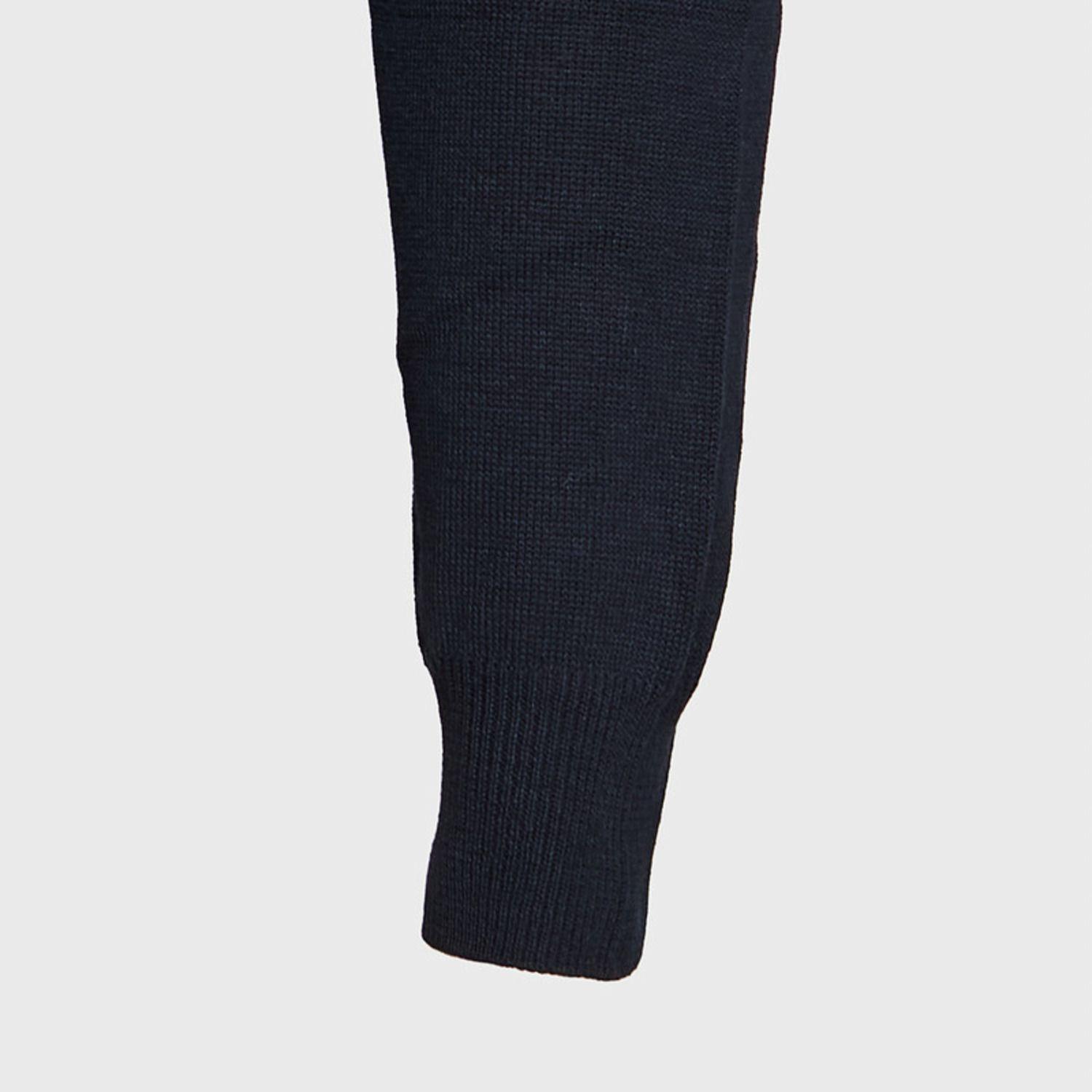 Sweater Cuello V Unisex M/L Azul marino-4