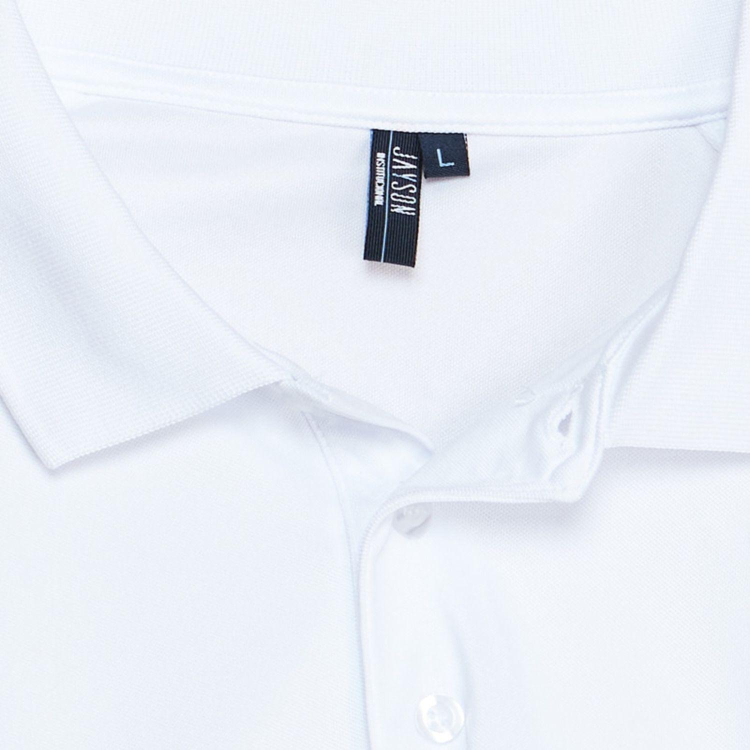 Polera Dry Fit Hombre M/C Blanco-4