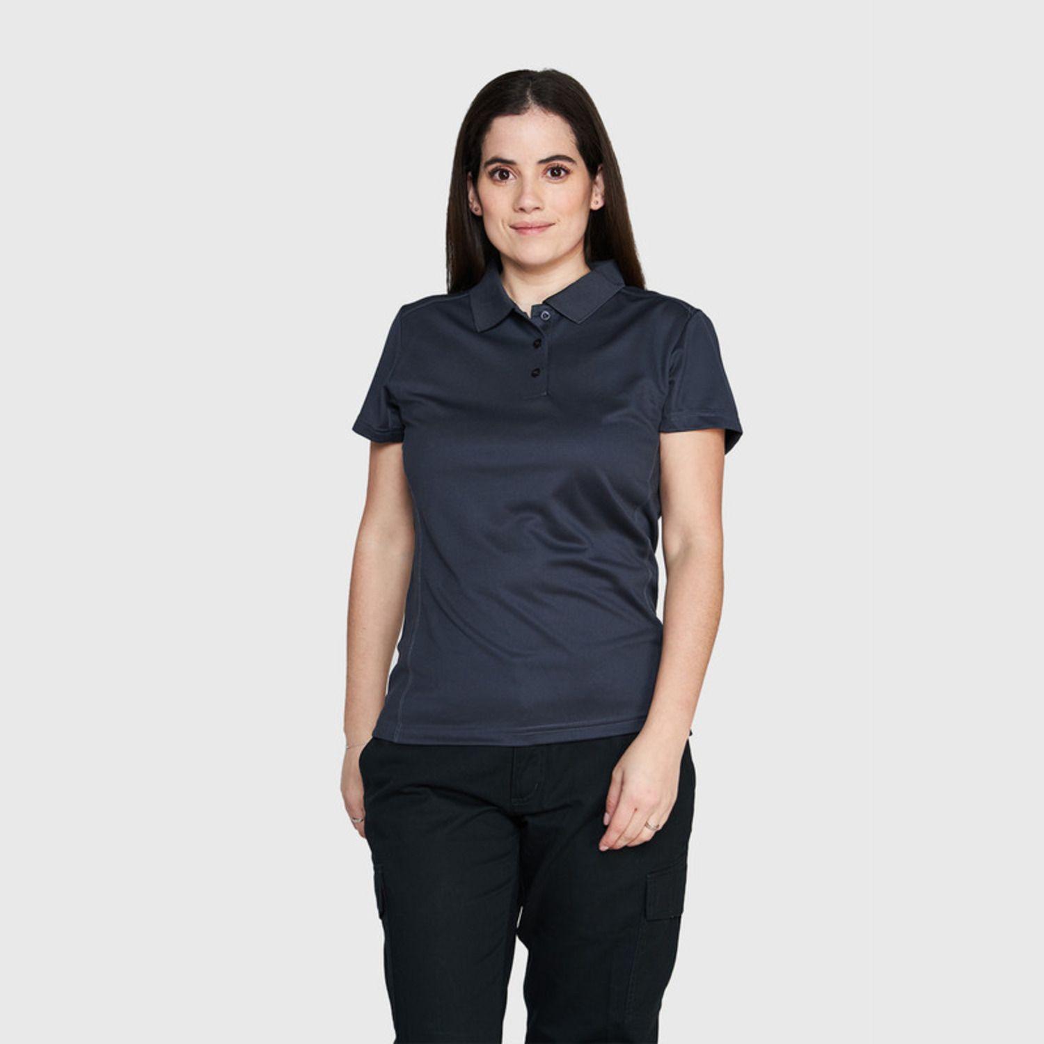 Polera Dry Fit Mujer M/C Gris oscuro-0