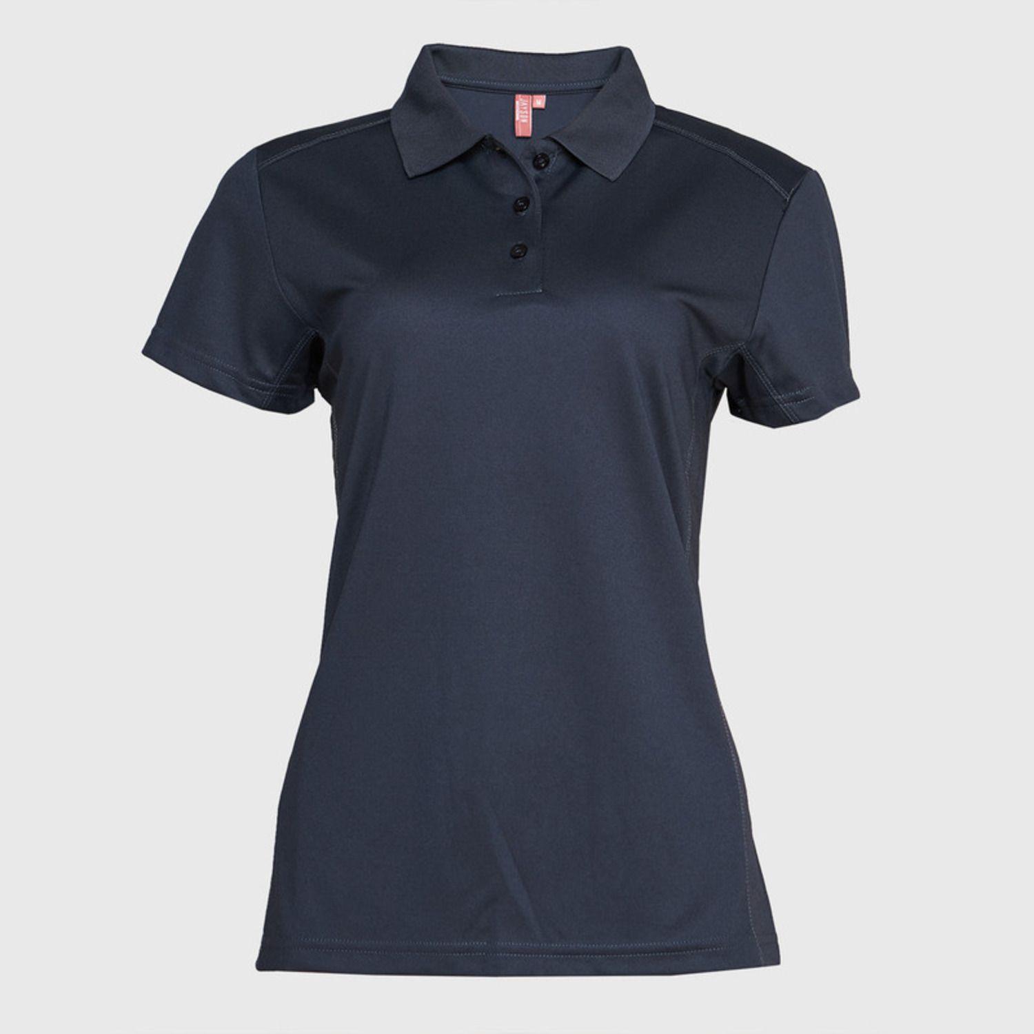 Polera Dry Fit Mujer M/C Gris oscuro-1
