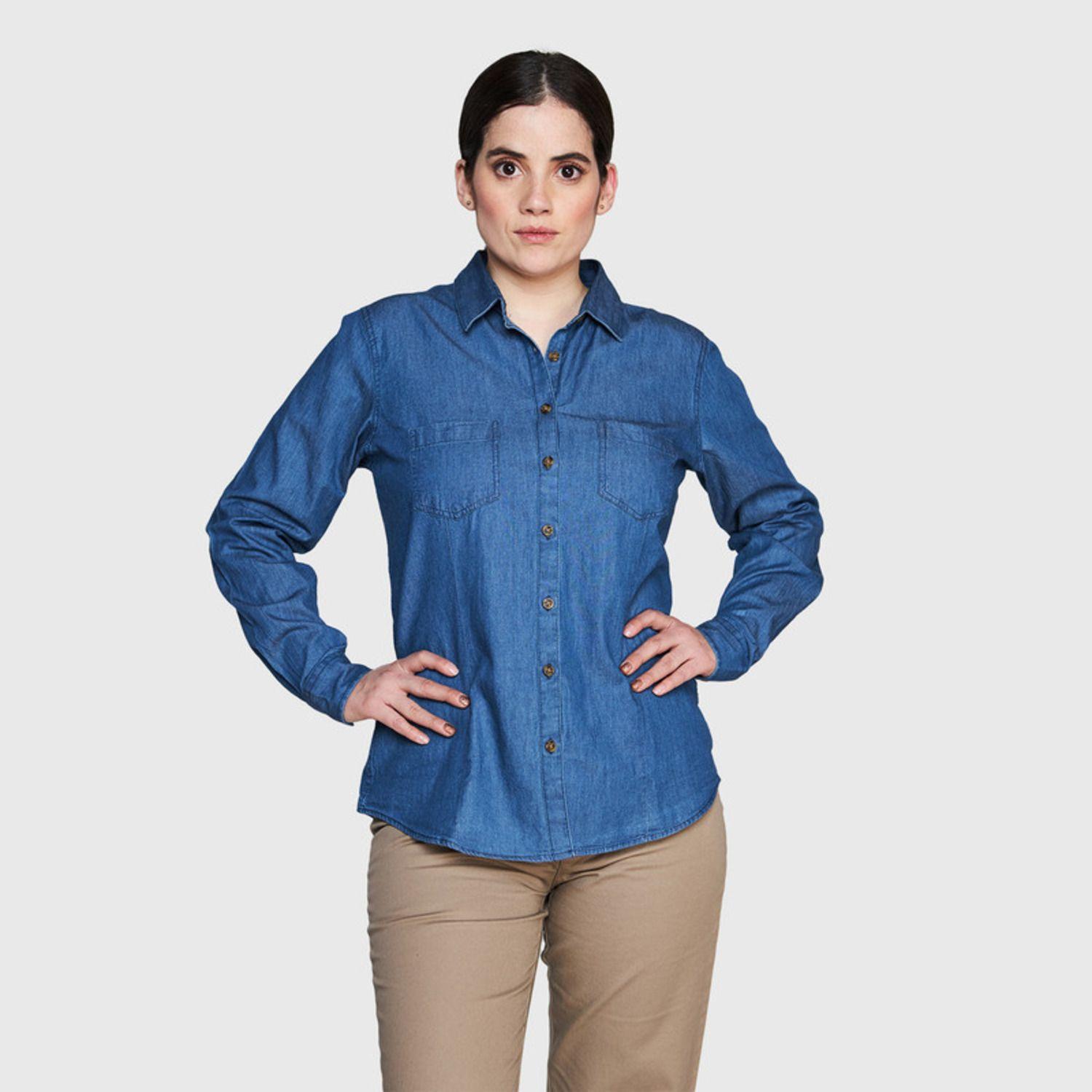 Blusa Denim 4.5 Oz Azul-0