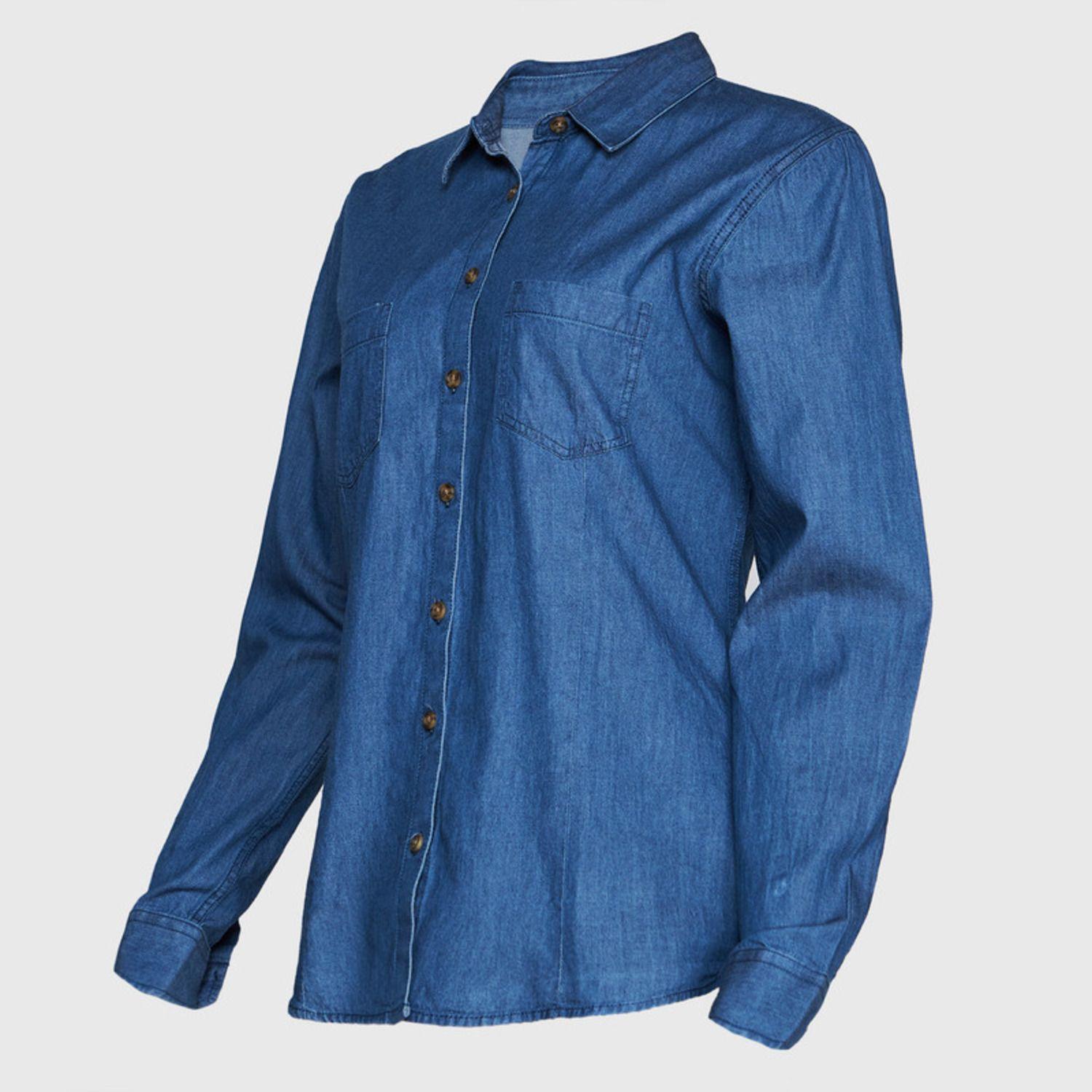 Blusa Denim 4.5 Oz Azul-2
