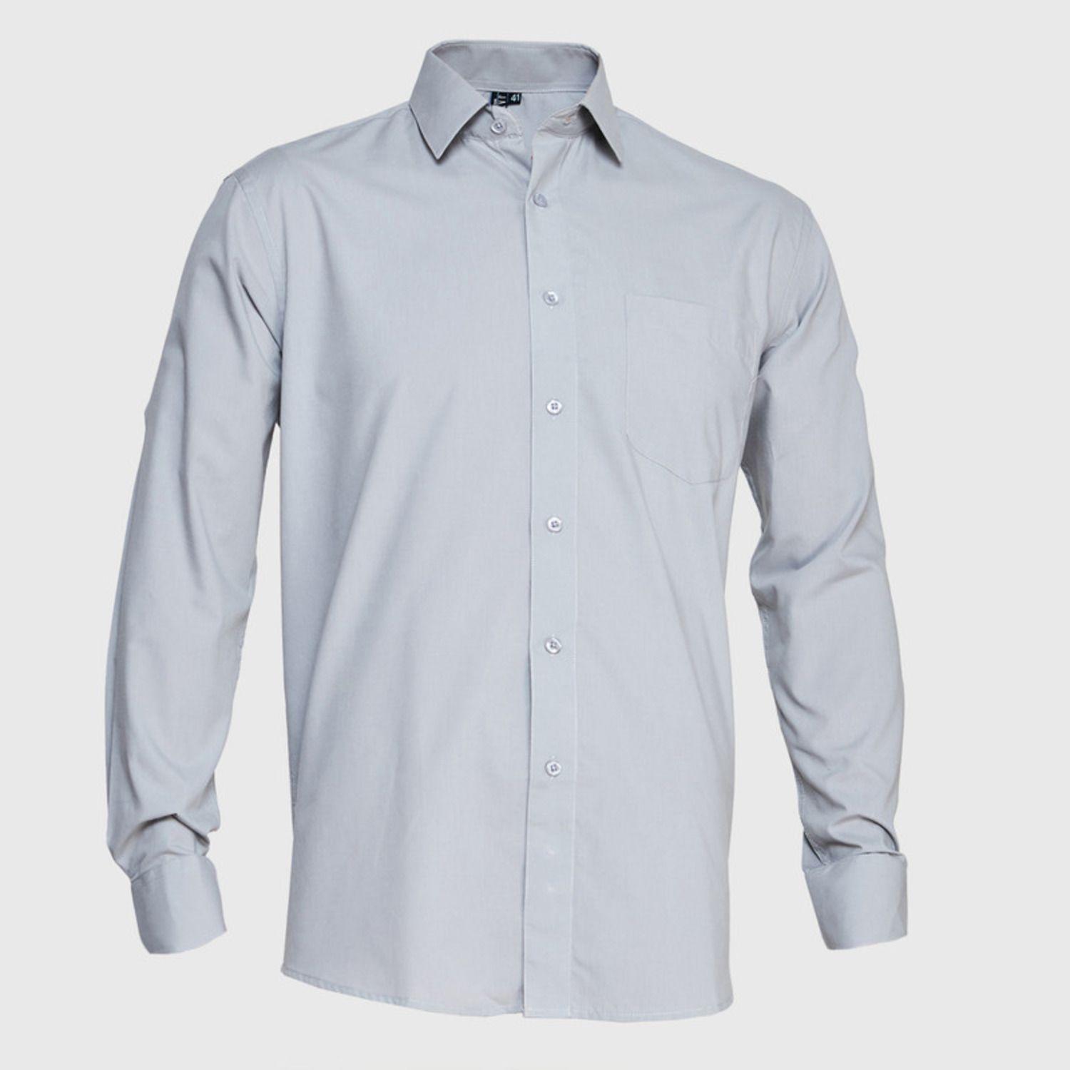 Camisa Trevira  Ml Comfort Gris-0