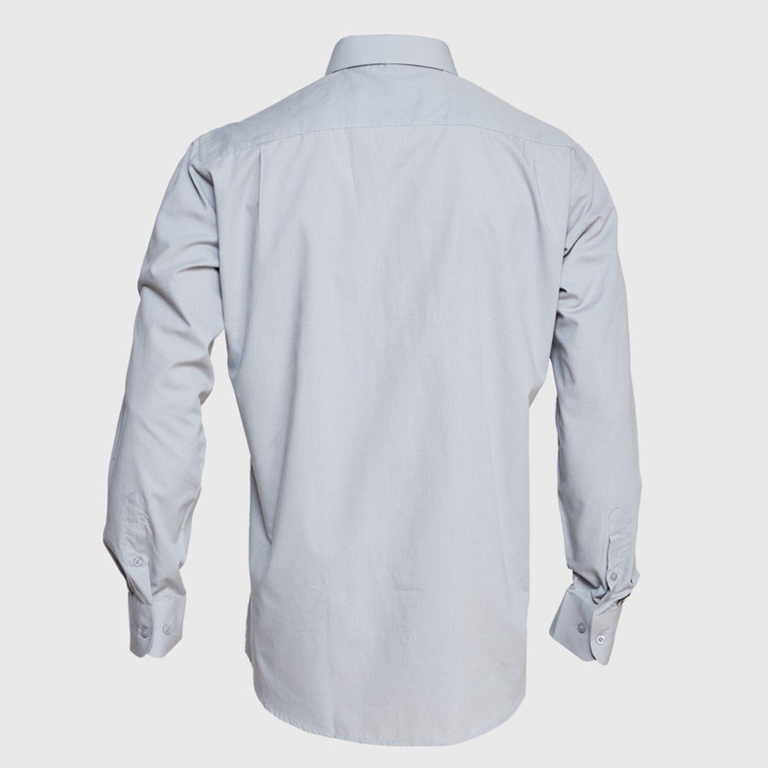Camisa Trevira  Ml Comfort Gris-2