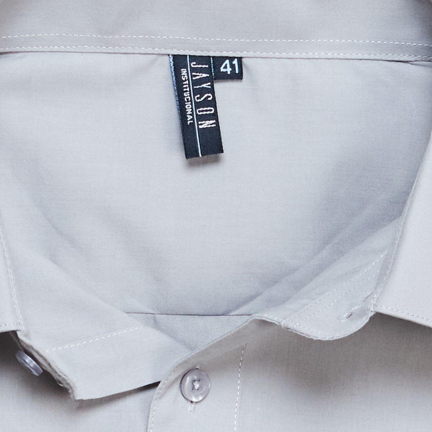 Camisa Trevira  Ml Comfort Gris-3