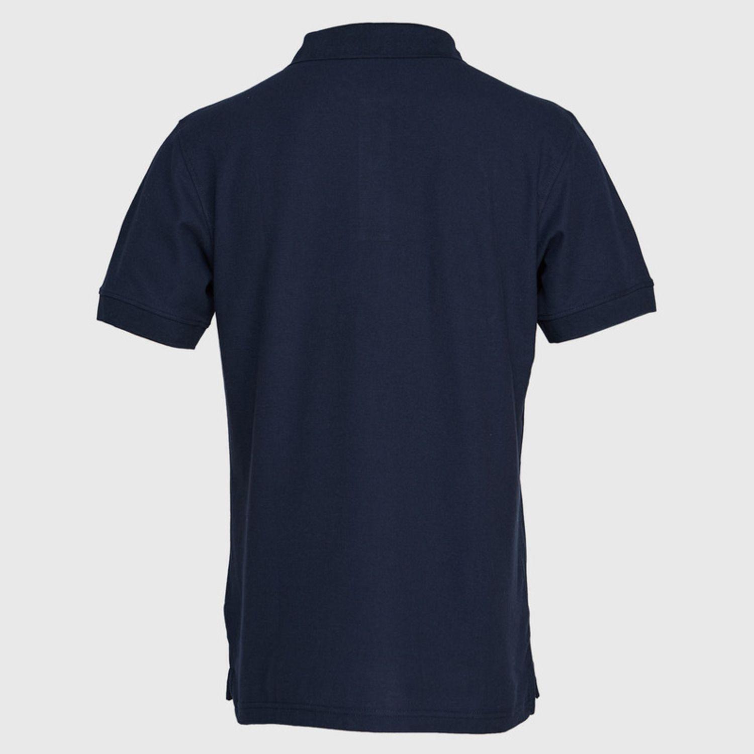 Polera Pique Hombre 80/20 M/C Azul marino-3