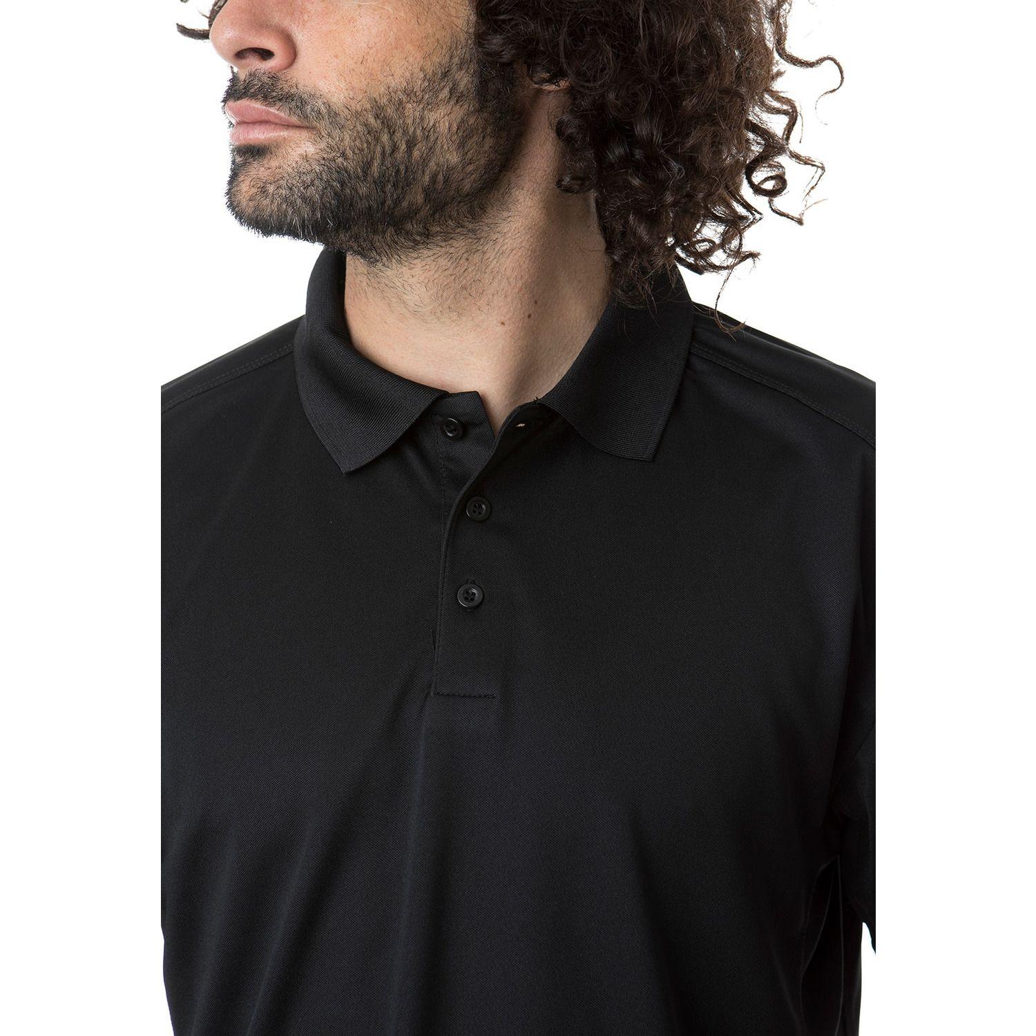 Polera Dry Fit Hombre M/C Negro-1