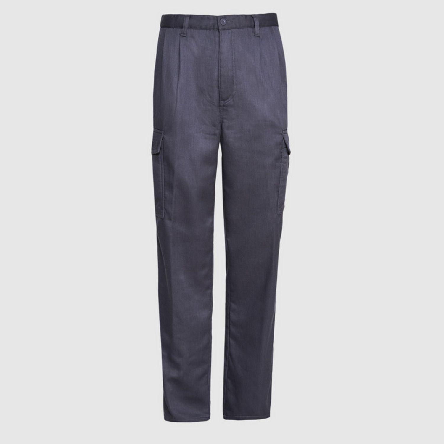 Pantalón Cargo Forro Polar Hombre Gris oscuro-2