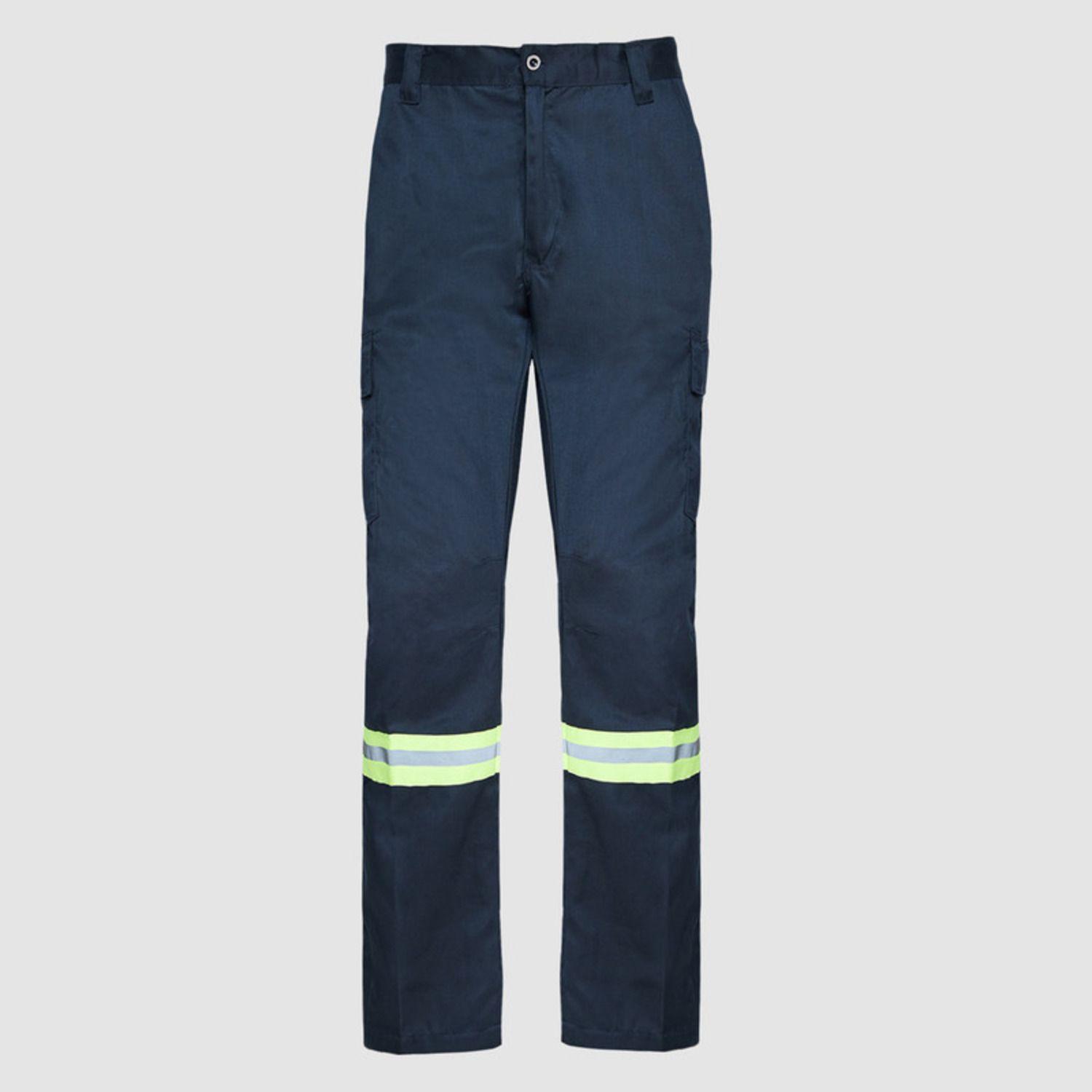 Pantalón Cargo Gabardina Reflectante Dia/Noche  Azul marino-1