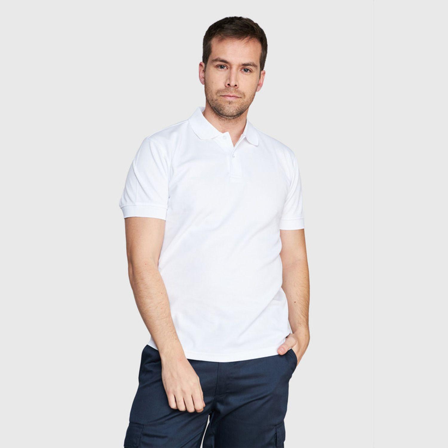 Polera Mc Hombre Waffle  Blanco-0