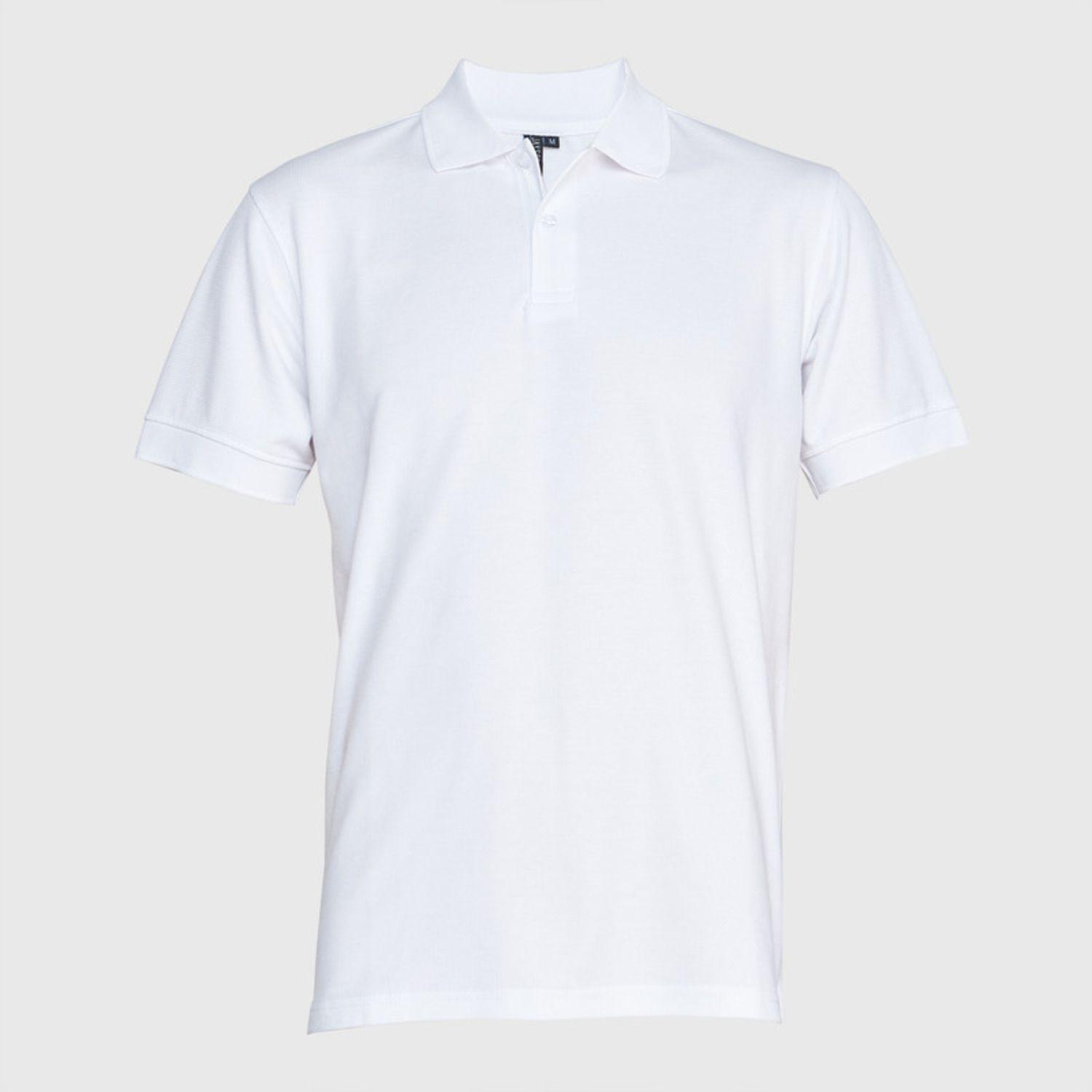 Polera Mc Hombre Waffle  Blanco-1