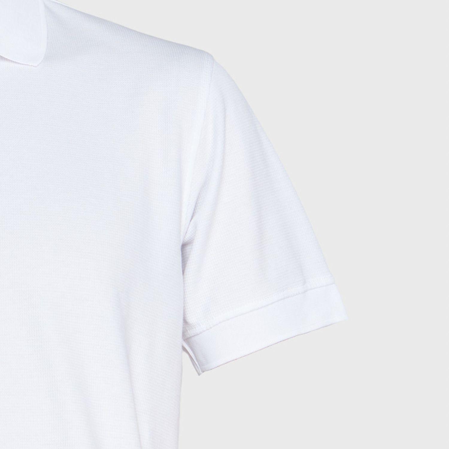 Polera Mc Hombre Waffle  Blanco-4