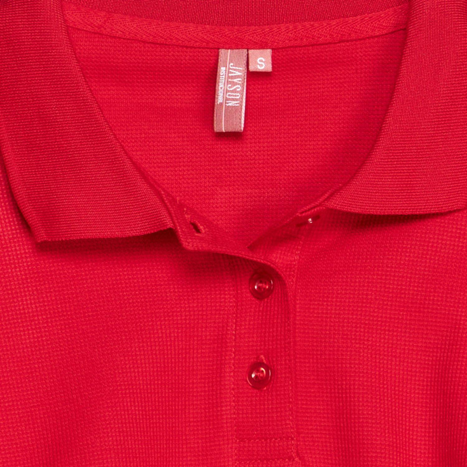Polera Mc Mujer Waffle  Rojo-4