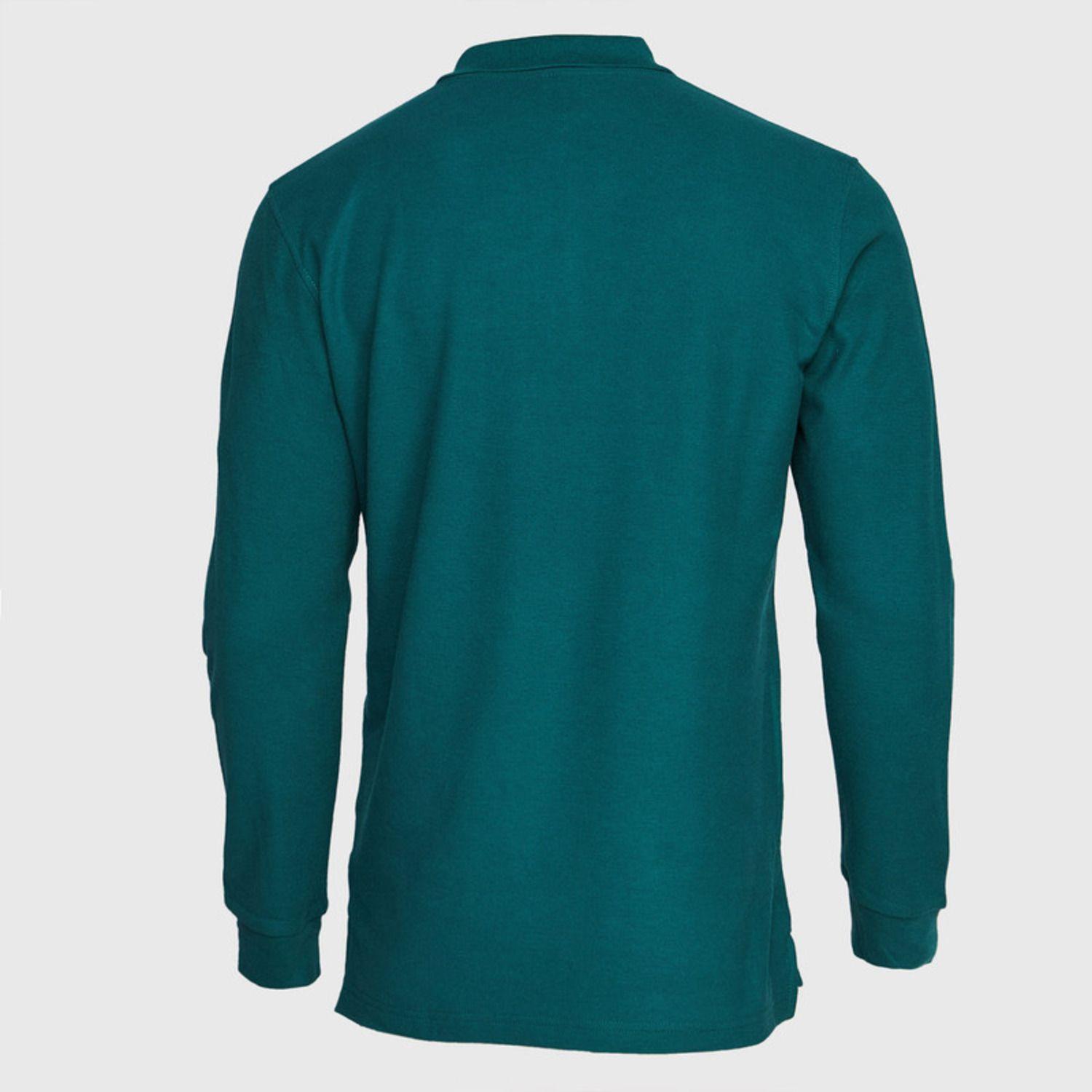 Polera Pique Hombre 80/20 M/L Verde musgo-3