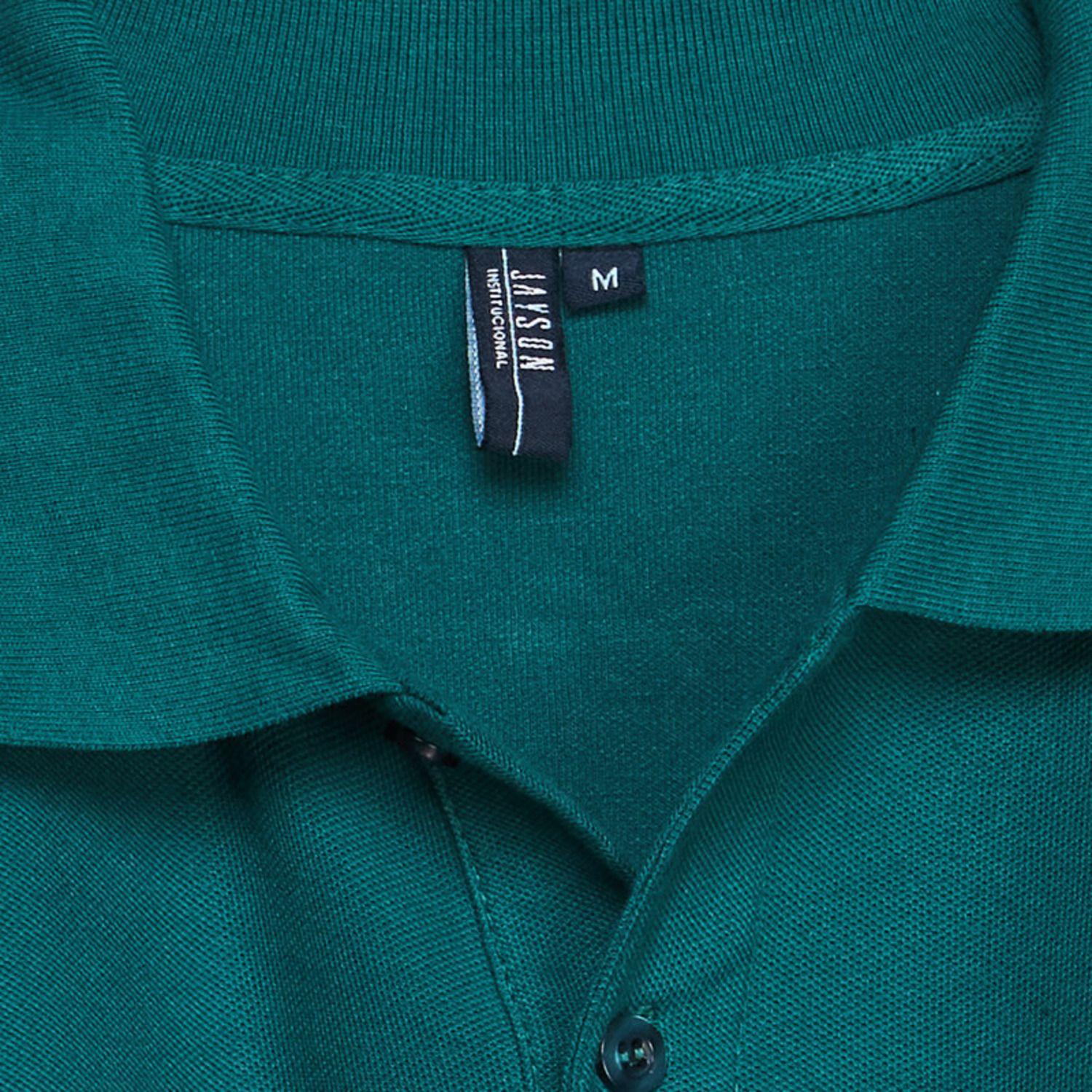 Polera Pique Hombre 80/20 M/L Verde musgo-4