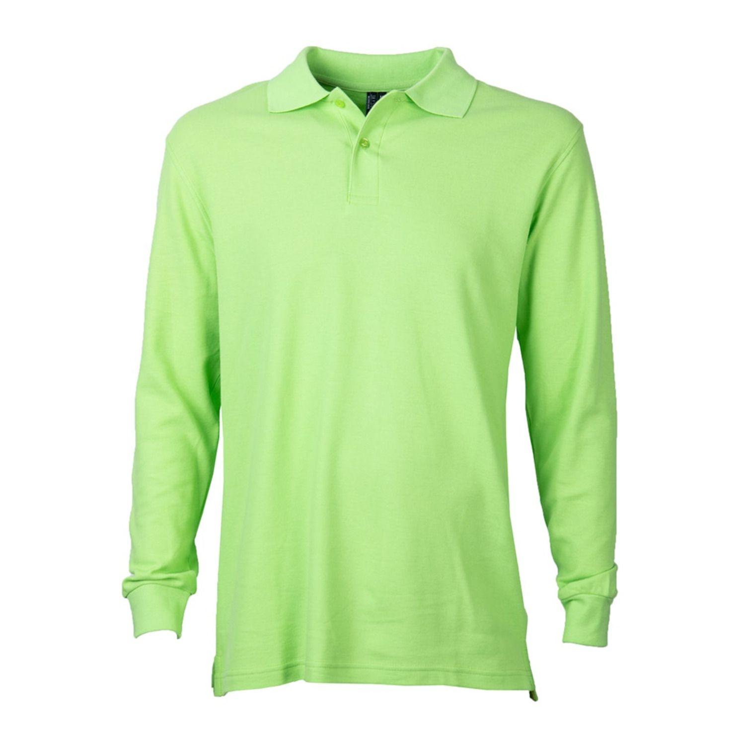 Polera Pique Hombre 80/20 M/L Verde-0