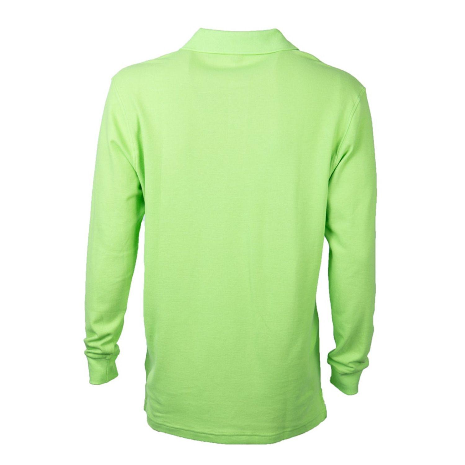 Polera Pique Hombre 80/20 M/L Verde-1