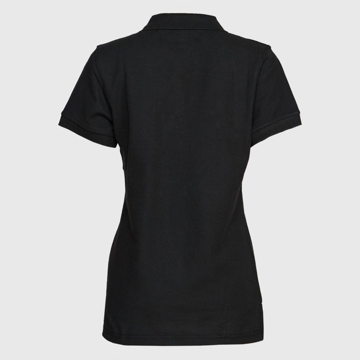 Polera Pique Mujer 80/20 M/C Negro-3