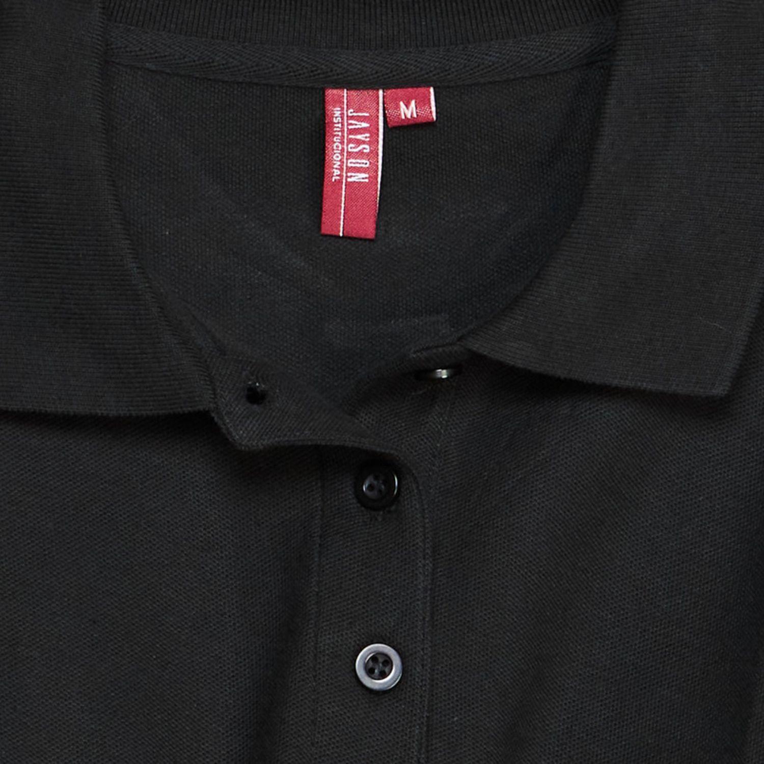 Polera Pique Mujer 80/20 M/C Negro-4