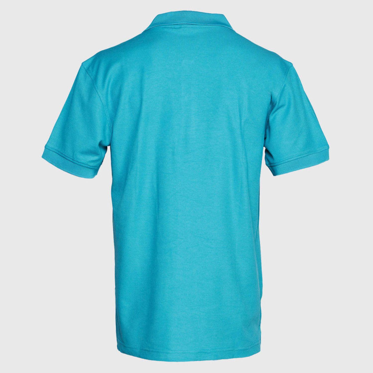 Polera Mc Hombre Waffle  Turquesa-1