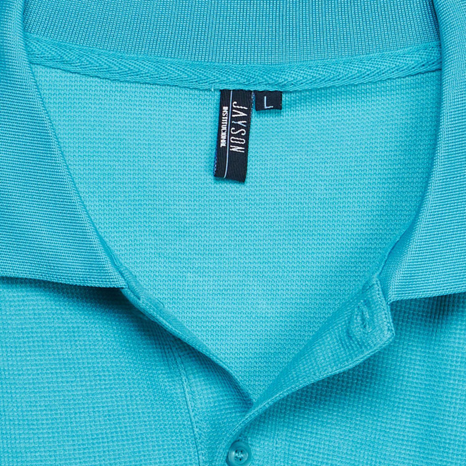 Polera Mc Hombre Waffle  Turquesa-2
