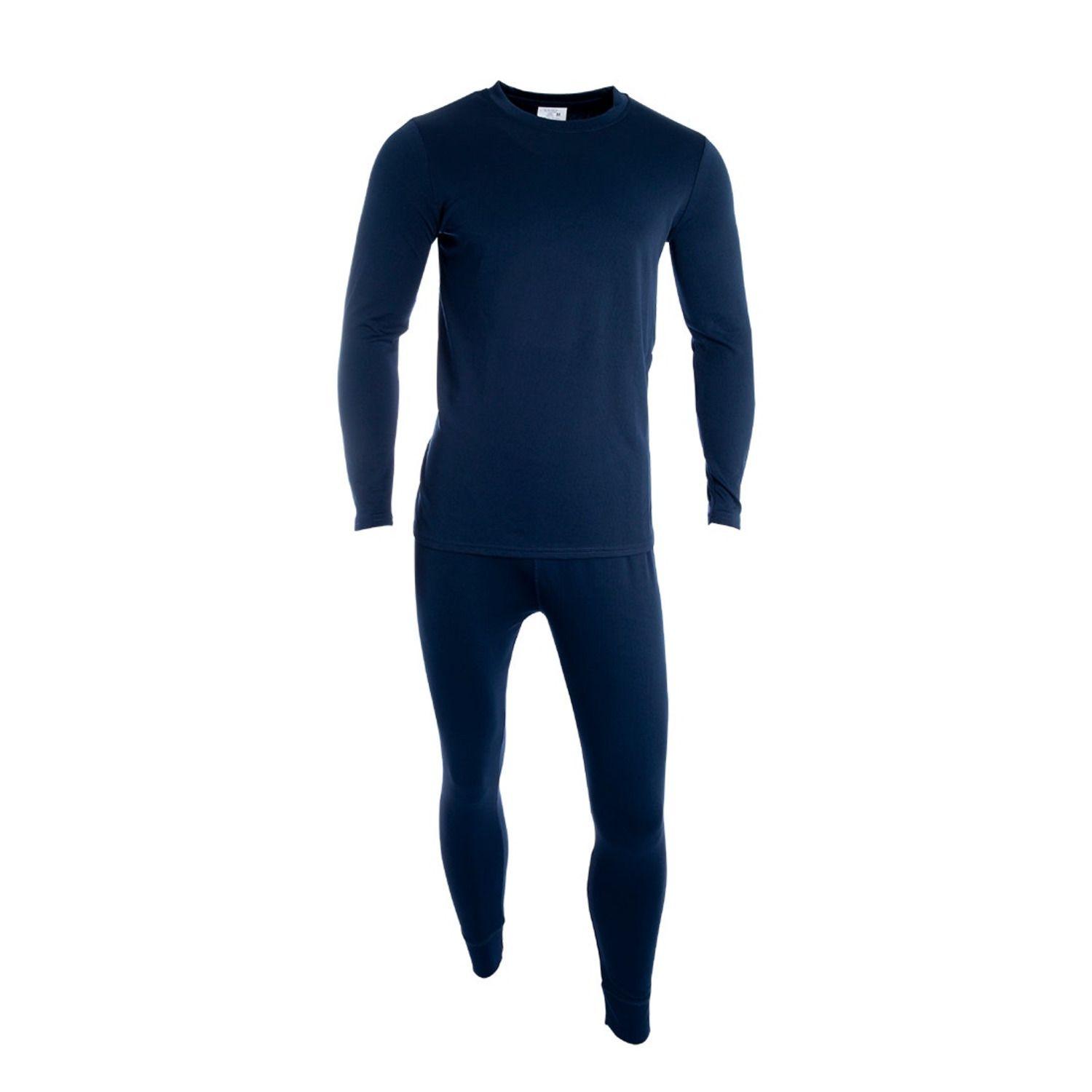 Primera Capa Mix Polera y Pantalón Hombre Azul marino-0