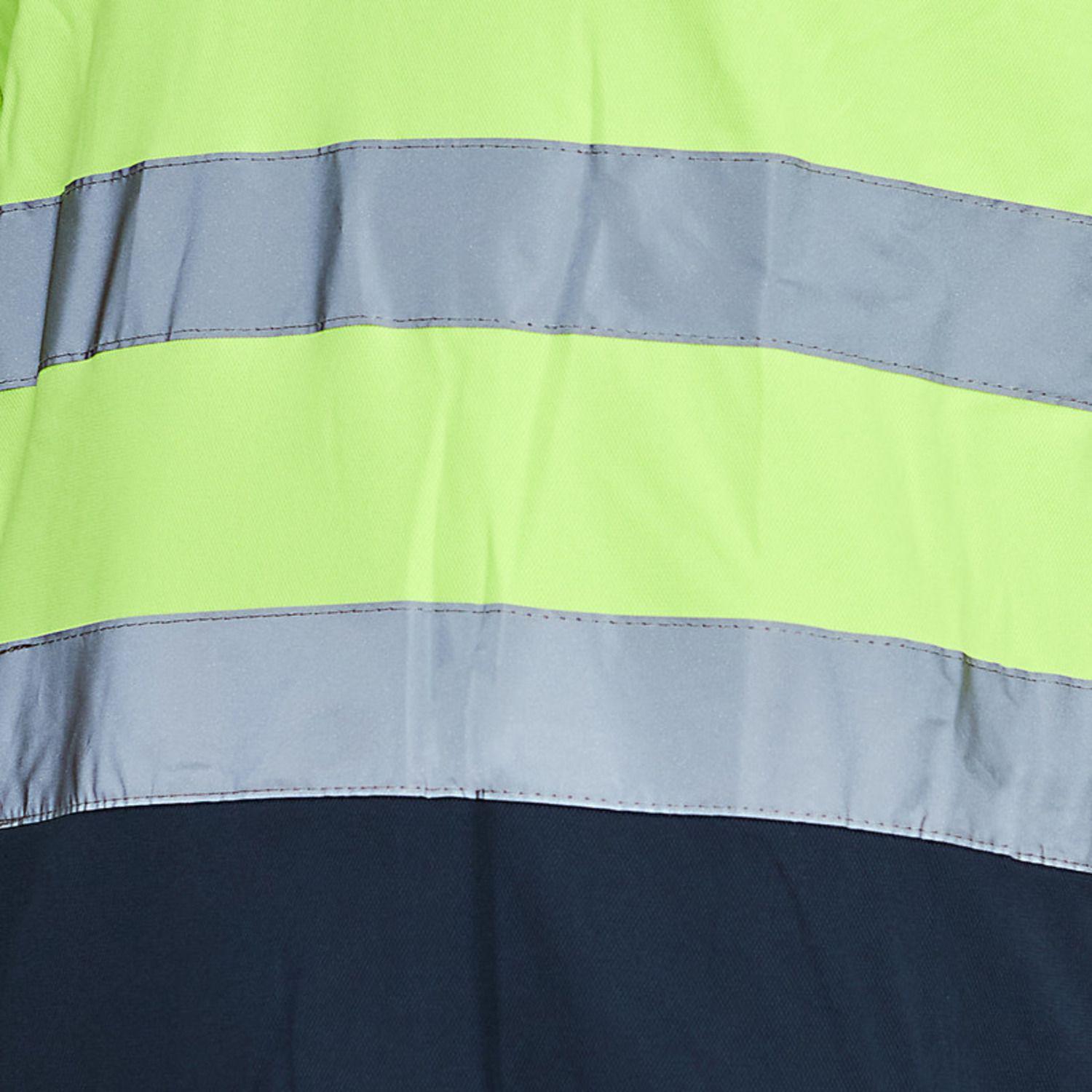 Polera Alta Visibilidad Ml Cuello Camisero Amarillo-4
