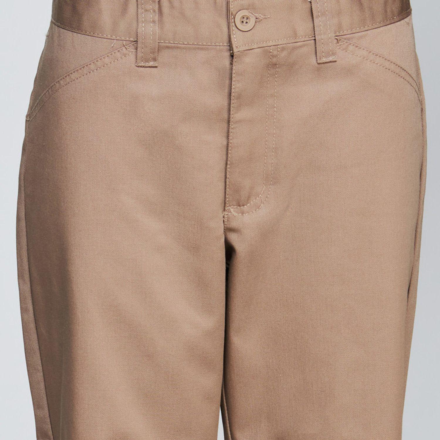 Pantalón Gabardina T/C Mujer Beige-3