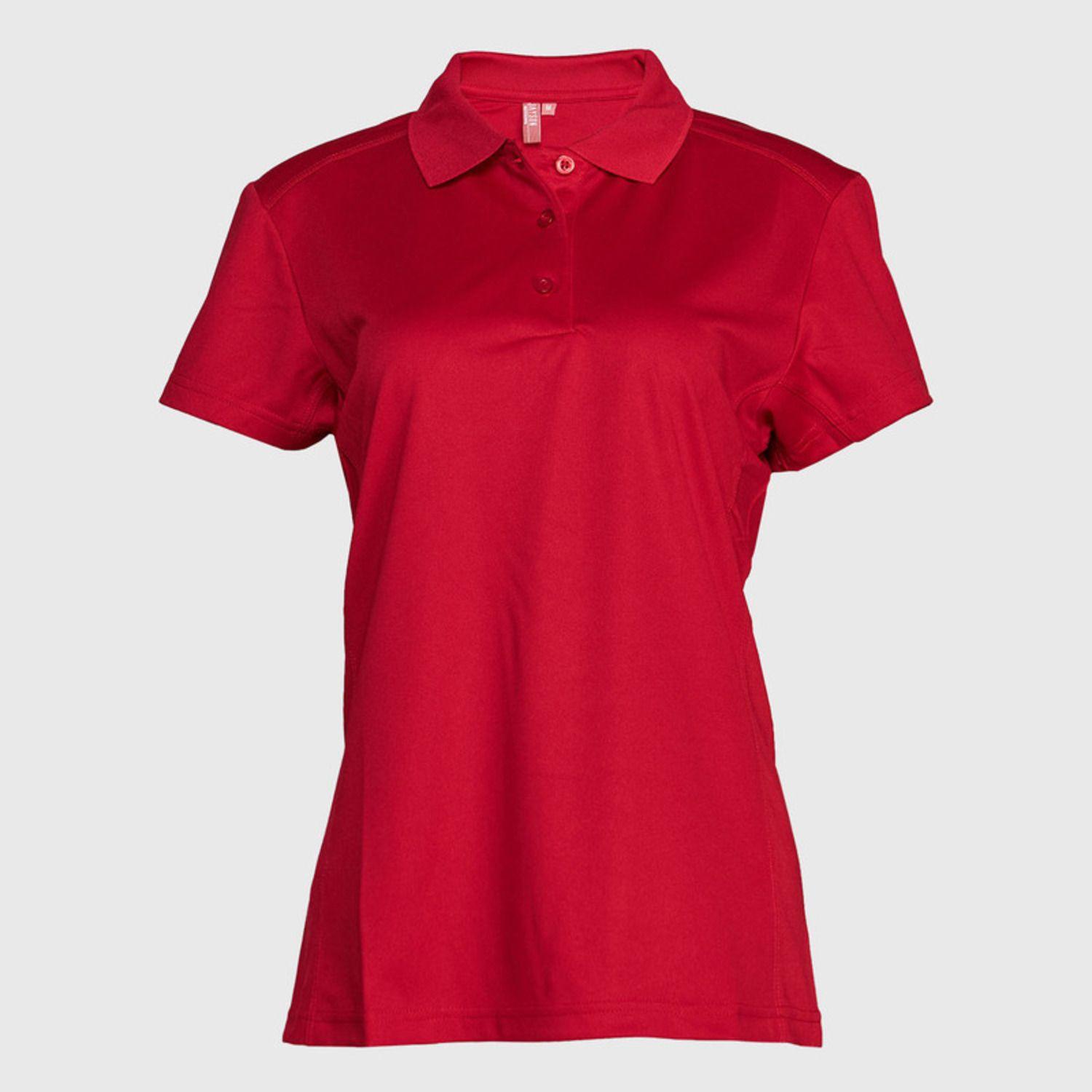 Polera Dry Fit Mujer M/C Rojo-1