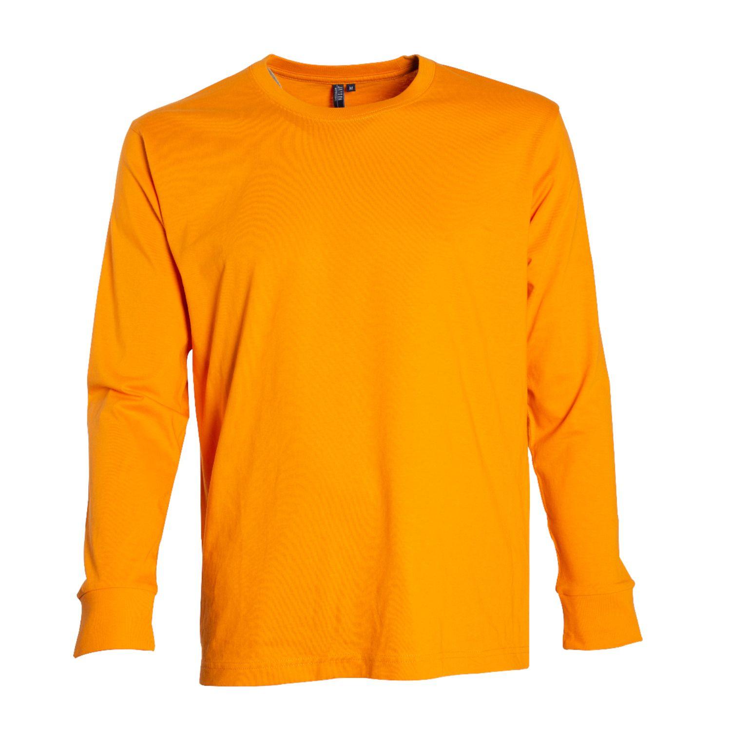 Polera Polo Tubular M/L Hombre Naranja-0