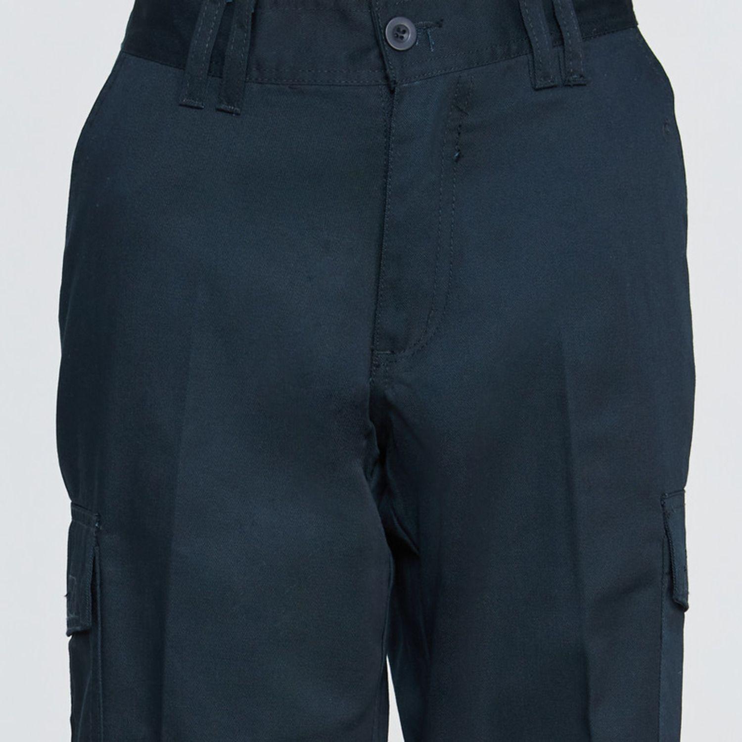 Pantalón Cargo Gabardina T/C Mujer Azul marino-3