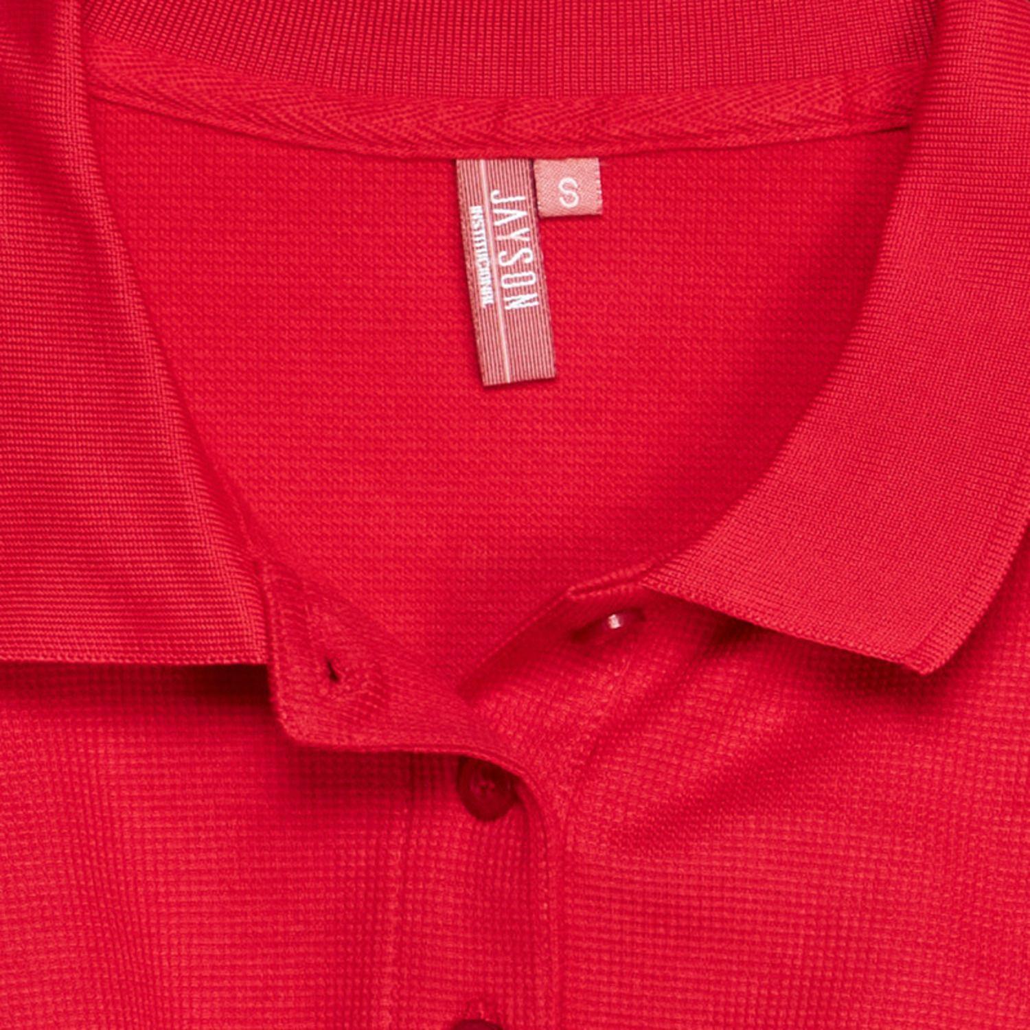 Polera Ml Mujer Waffle  Rojo-4
