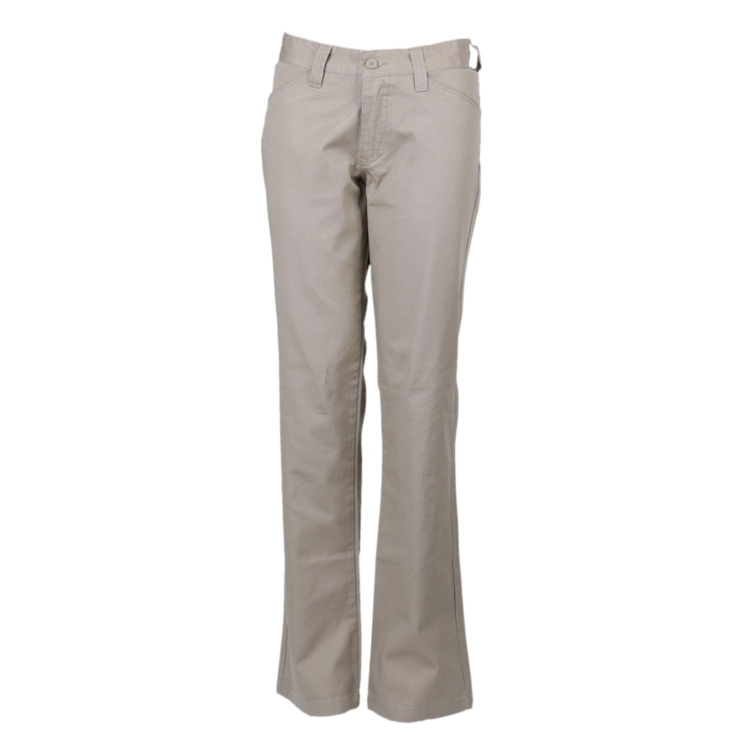 Pantalón Gabardina Mujer Beige-0