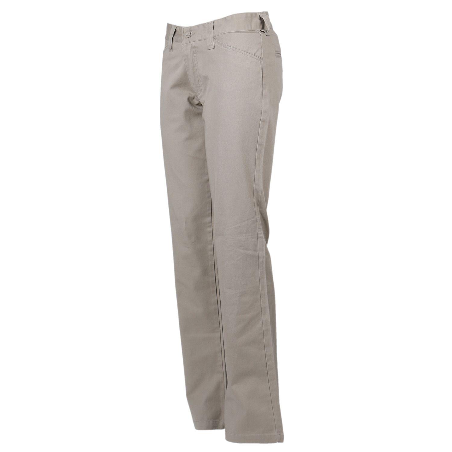 Pantalón Gabardina Mujer Beige-1