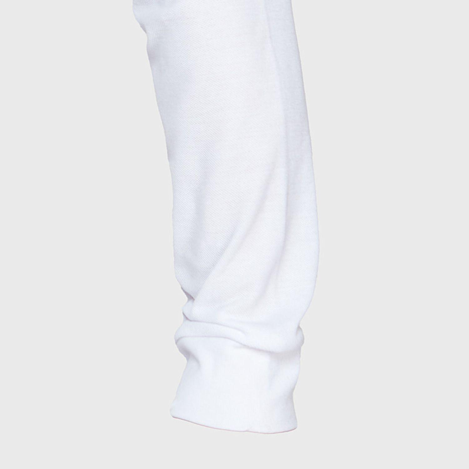 Polera Pique T/C Ml Hombre Blanco-4