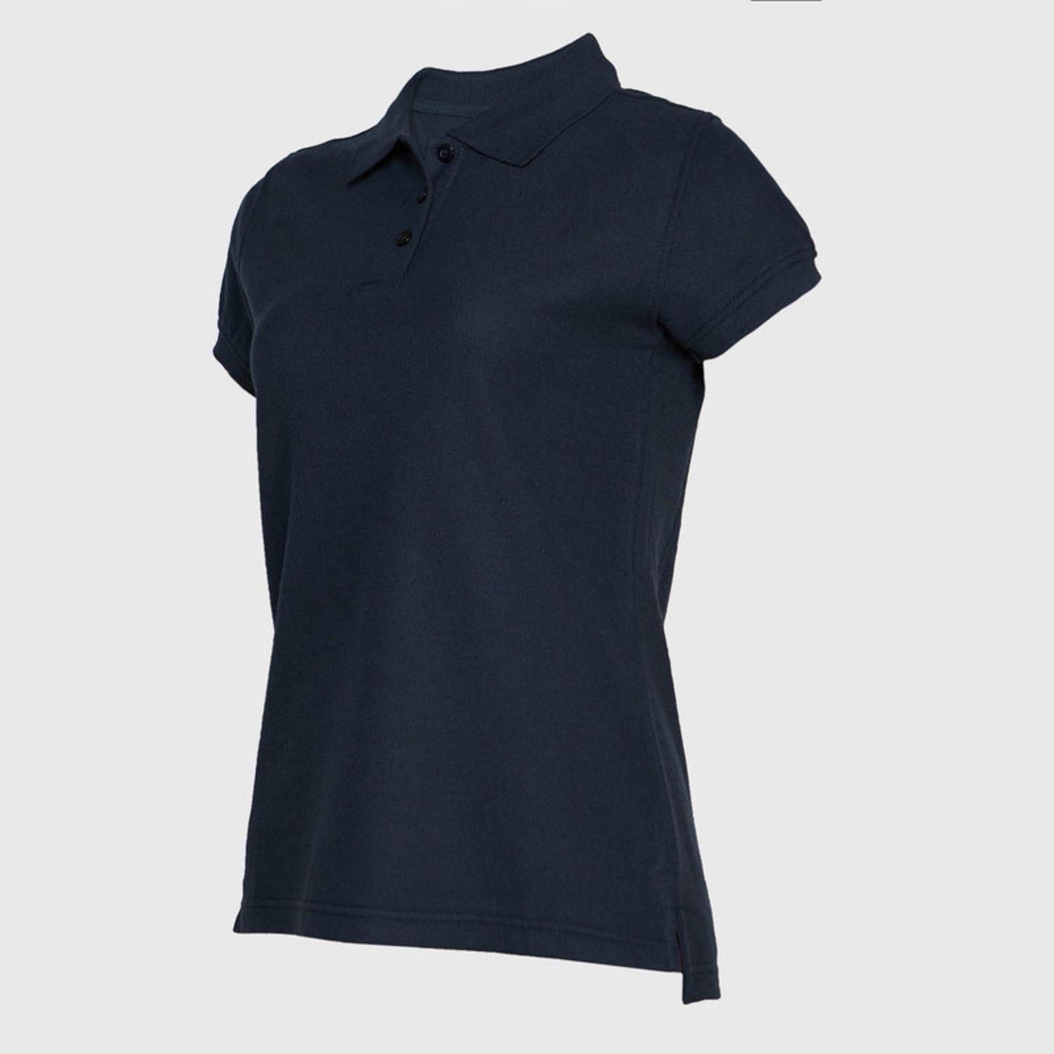 Polera Pique Tc Mc Mujer Azul marino-2