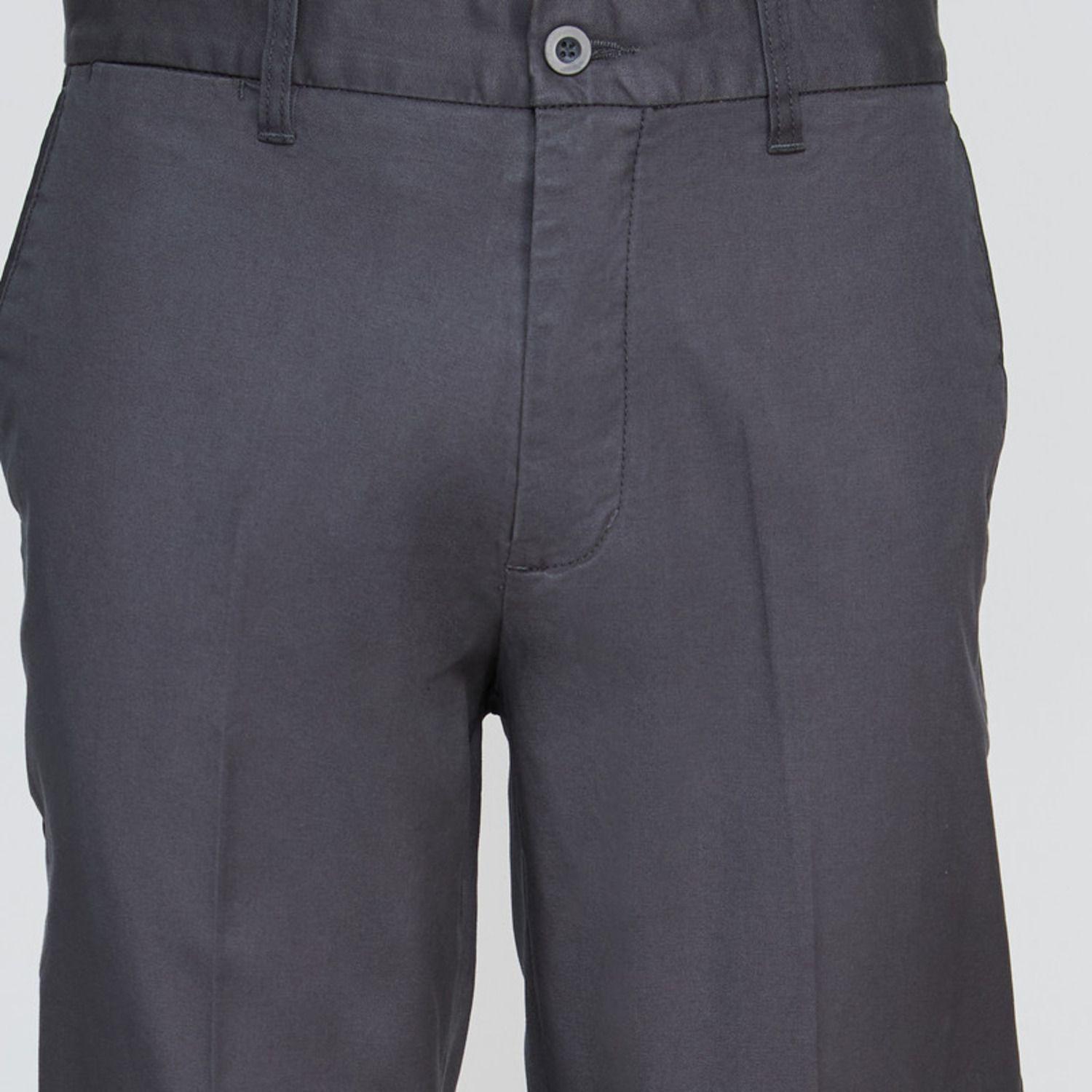 Pantalón Spandex Hombre Frente Plano Gris oscuro-3