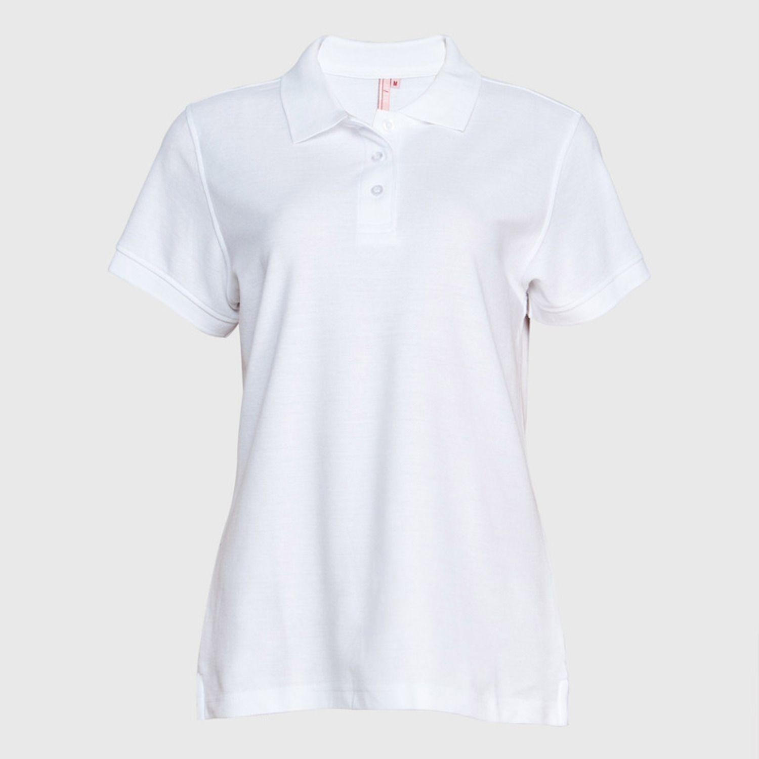 Polera Pique Tc Mc Mujer Blanco-1