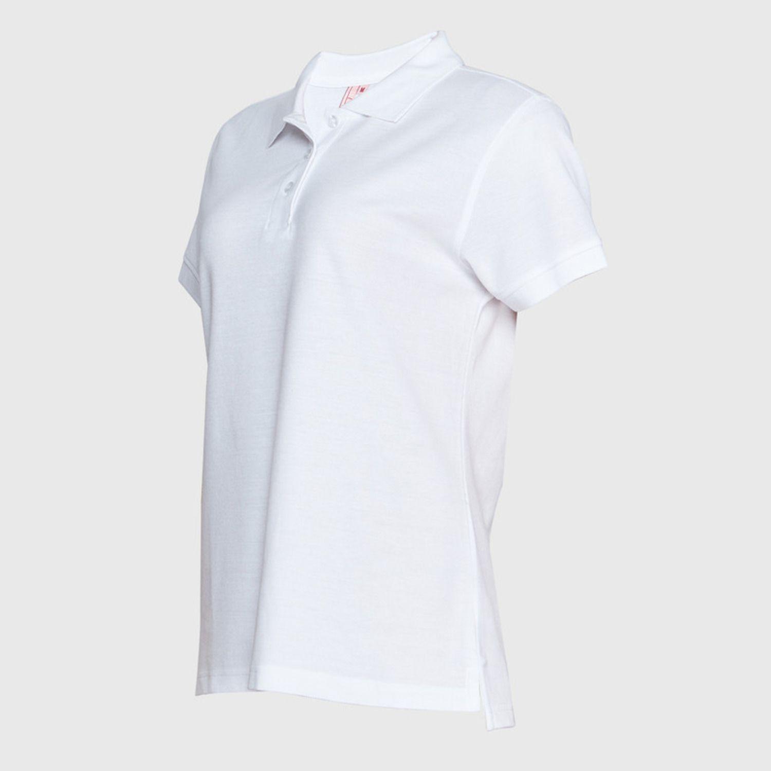 Polera Pique Tc Mc Mujer Blanco-2
