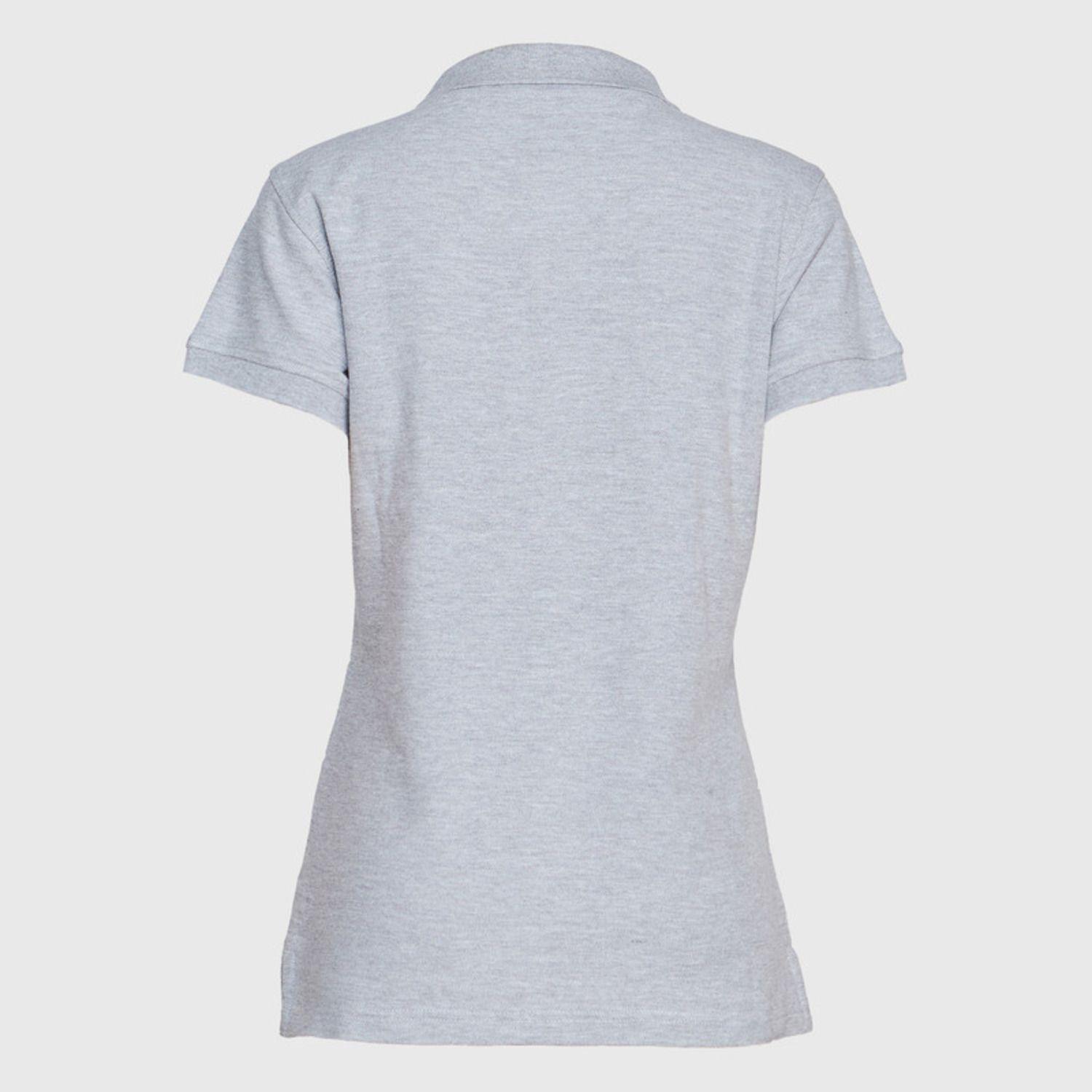 Polera Pique Mujer 80/20 M/C Gris oscuro-3