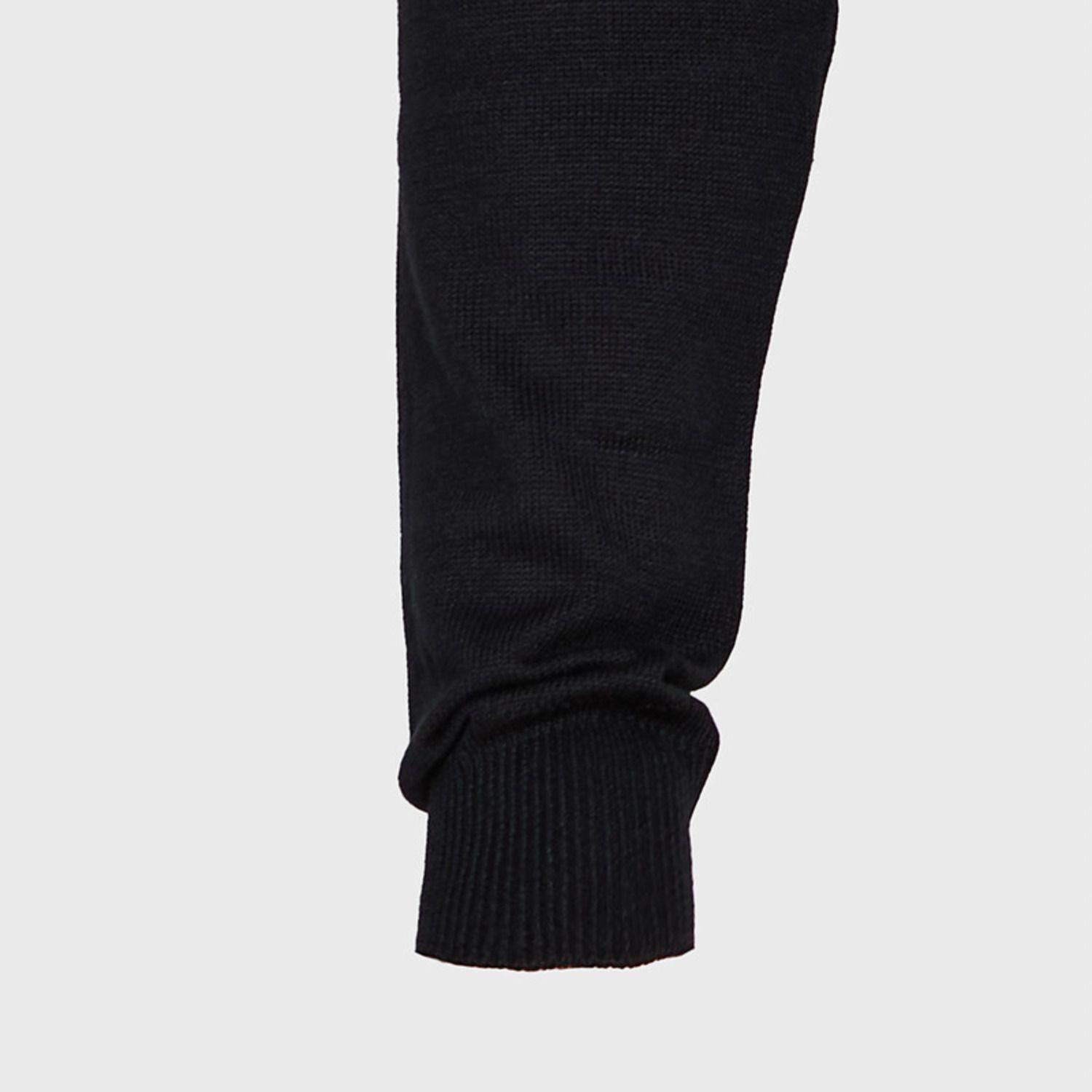 Sweater Cuello V Unisex M/L Negro-4