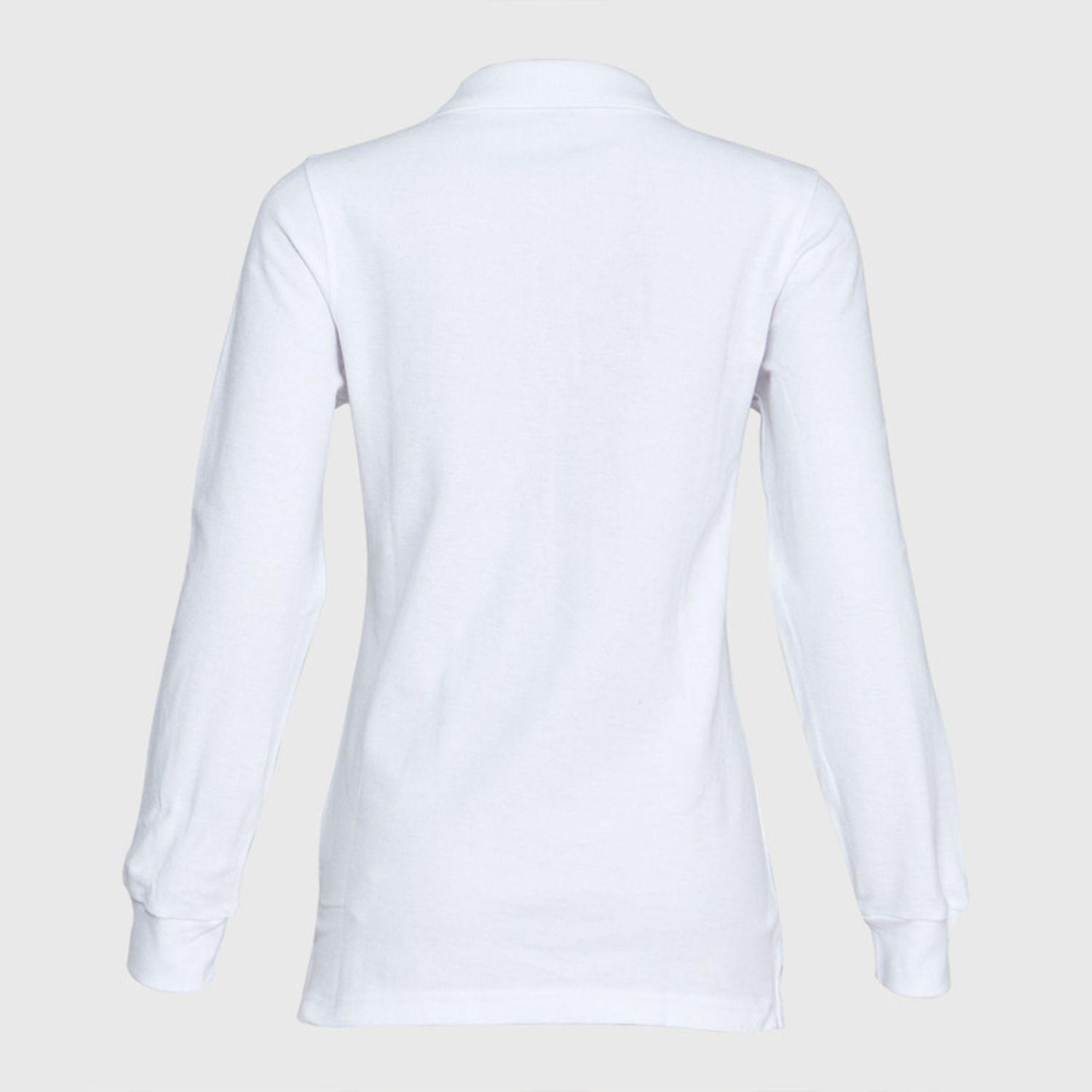 Polera Pique Mujer 80/20 M/L Blanco-3