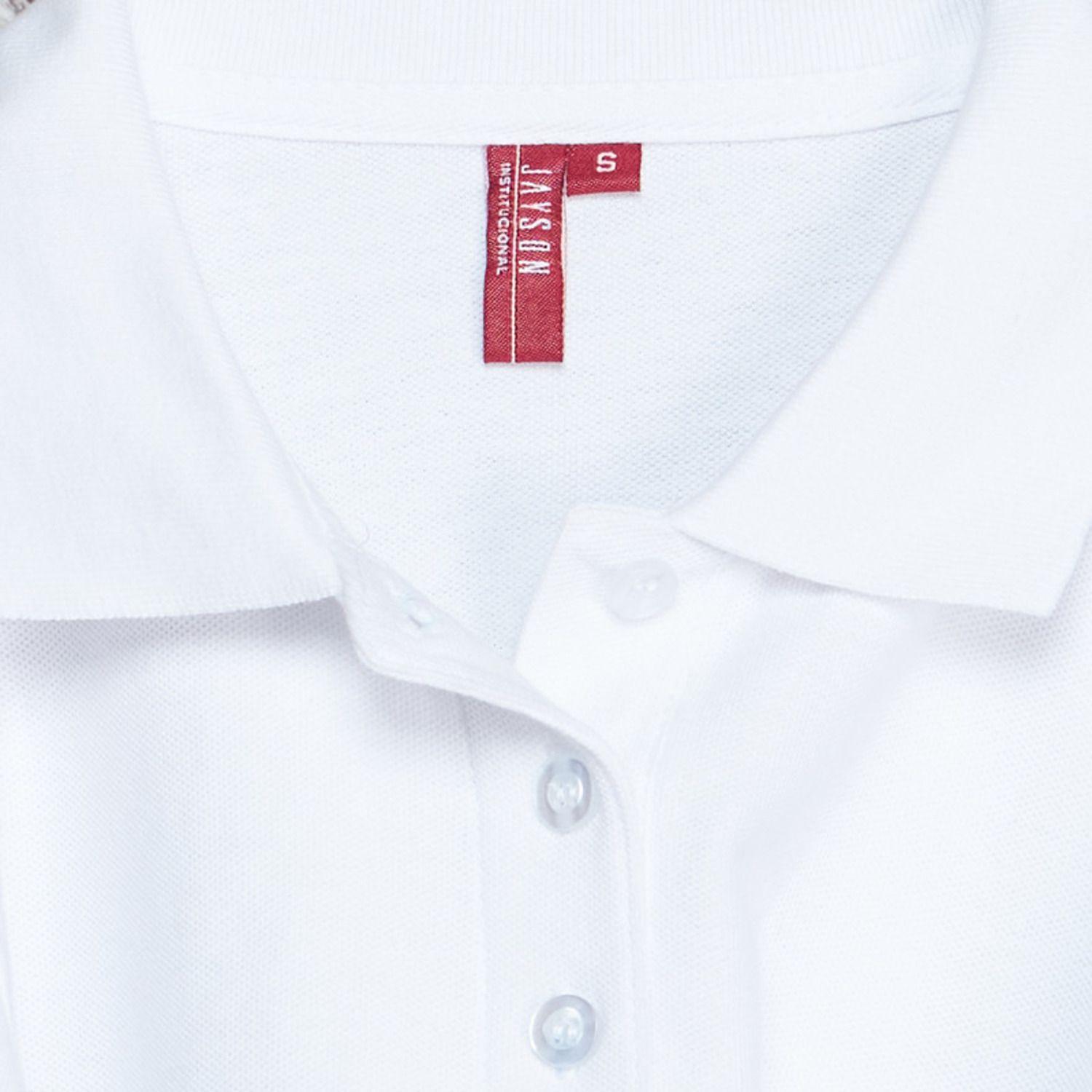 Polera Pique Mujer 80/20 M/L Blanco-4