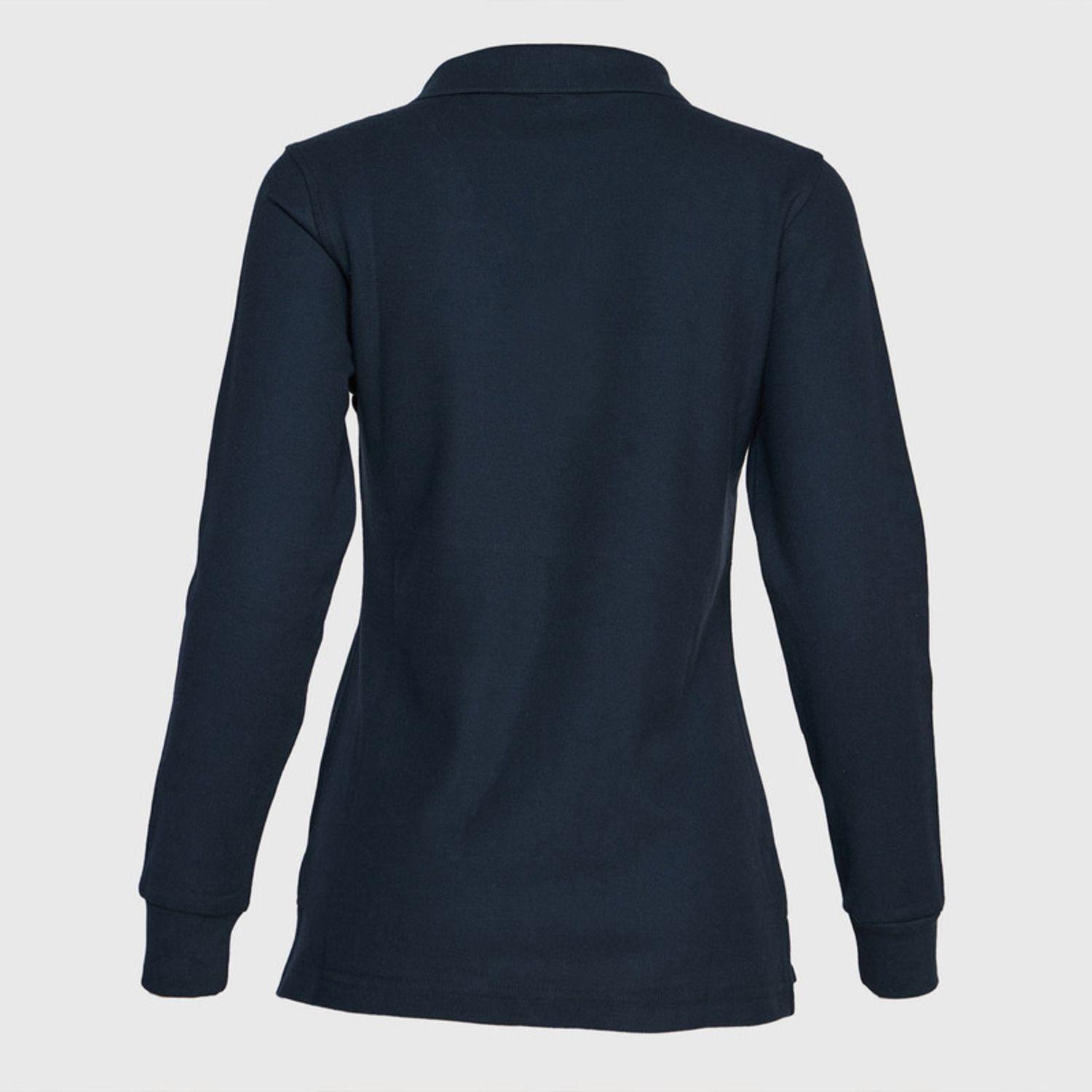 Polera Pique Mujer 80/20 M/L Azul marino-4