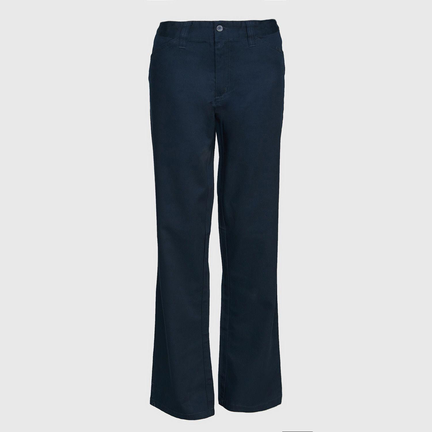 Pantalón Gabardina Mujer Azul marino-0