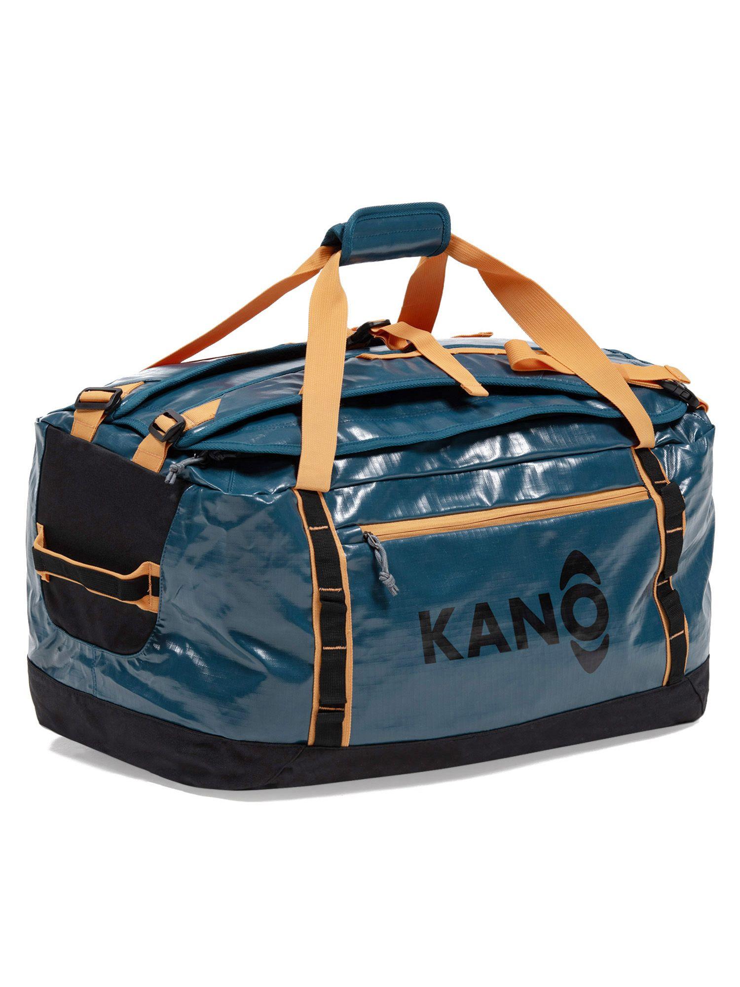 Bolso Mochila Impermeable Kano Outdoor 60L Plegable Azul-0