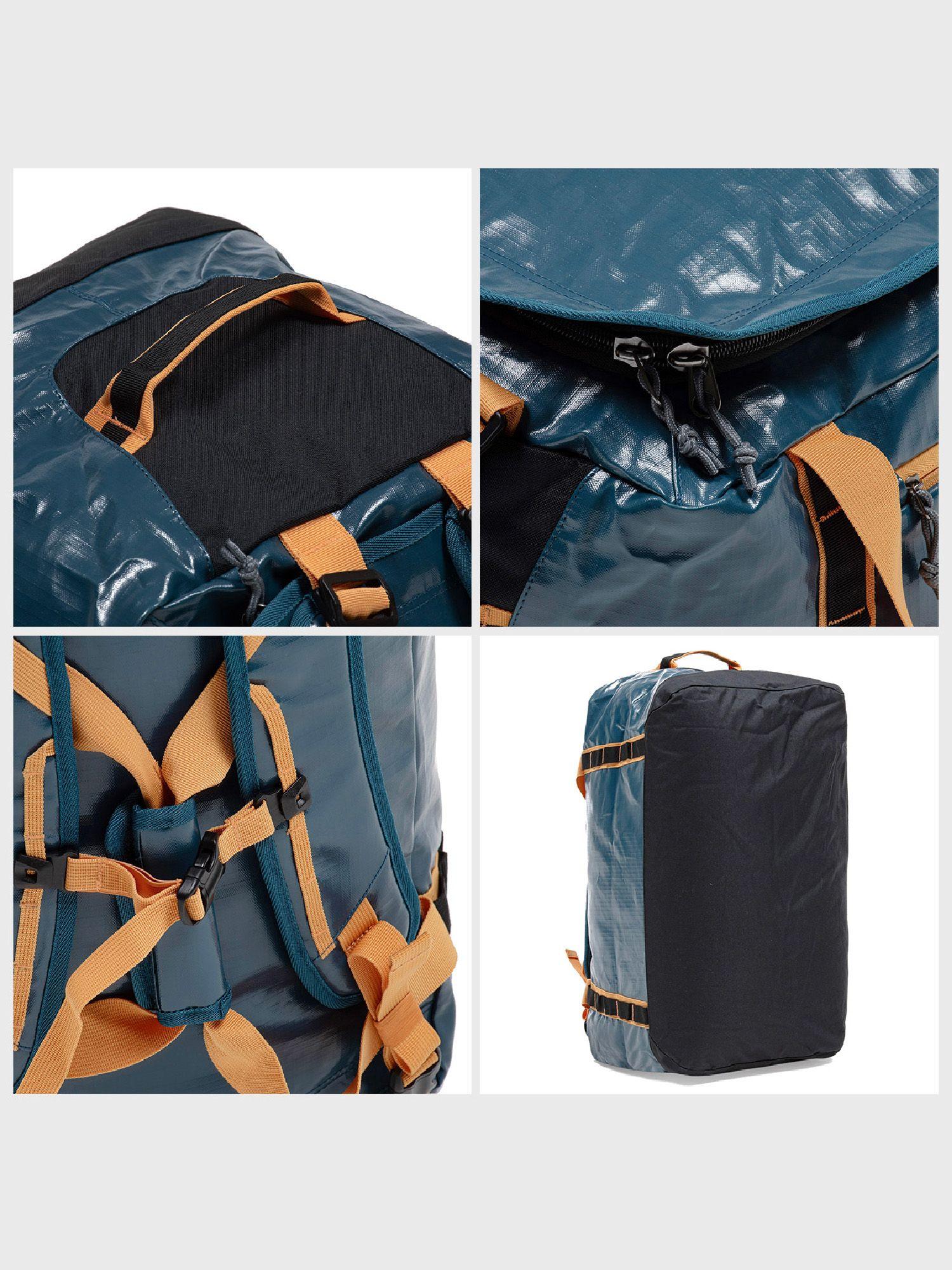 Bolso Mochila Impermeable Kano Outdoor 60L Plegable Azul-8