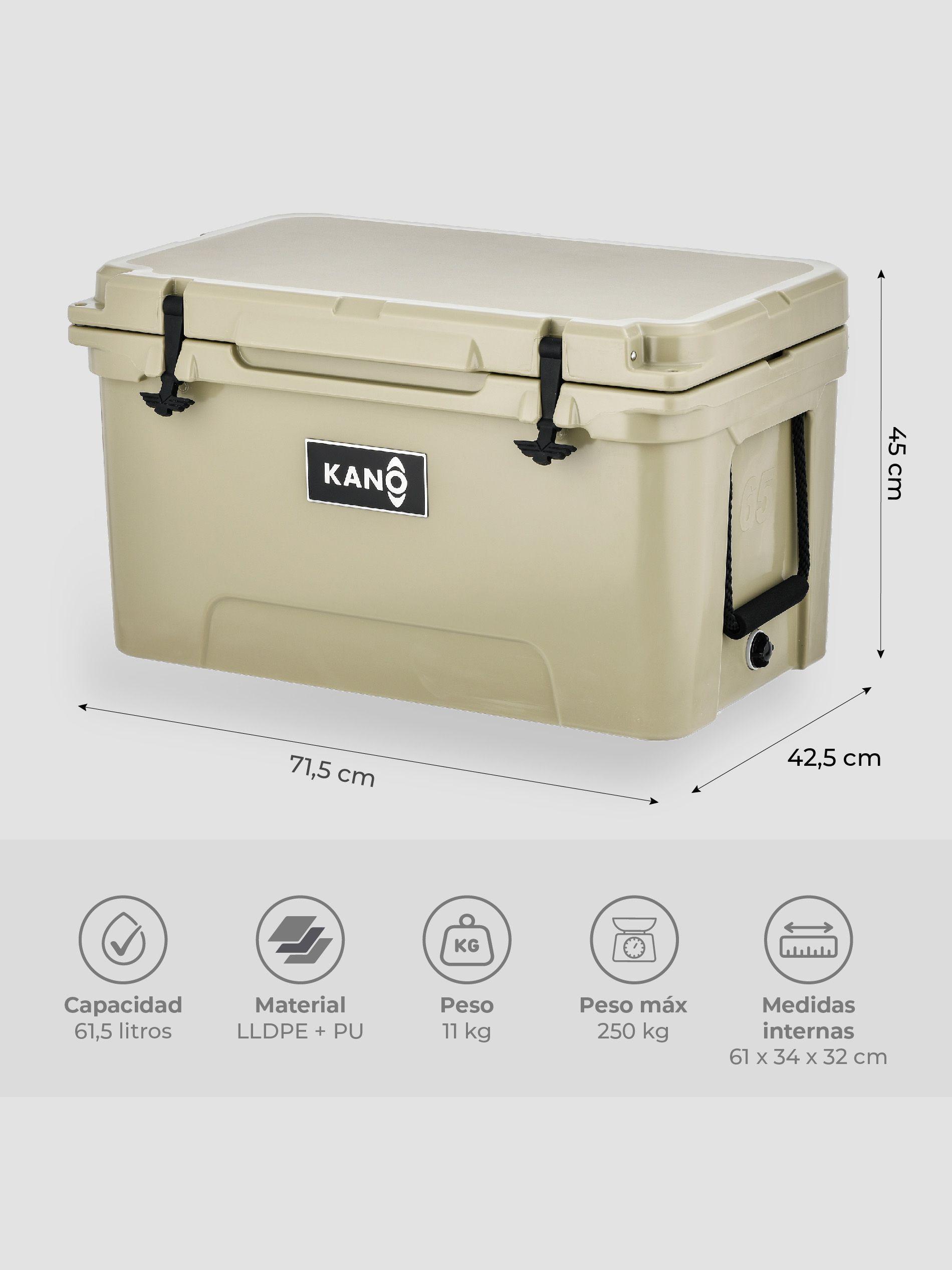 Cooler Nevera Rígida San Rafael 65QT Beige Kano-3