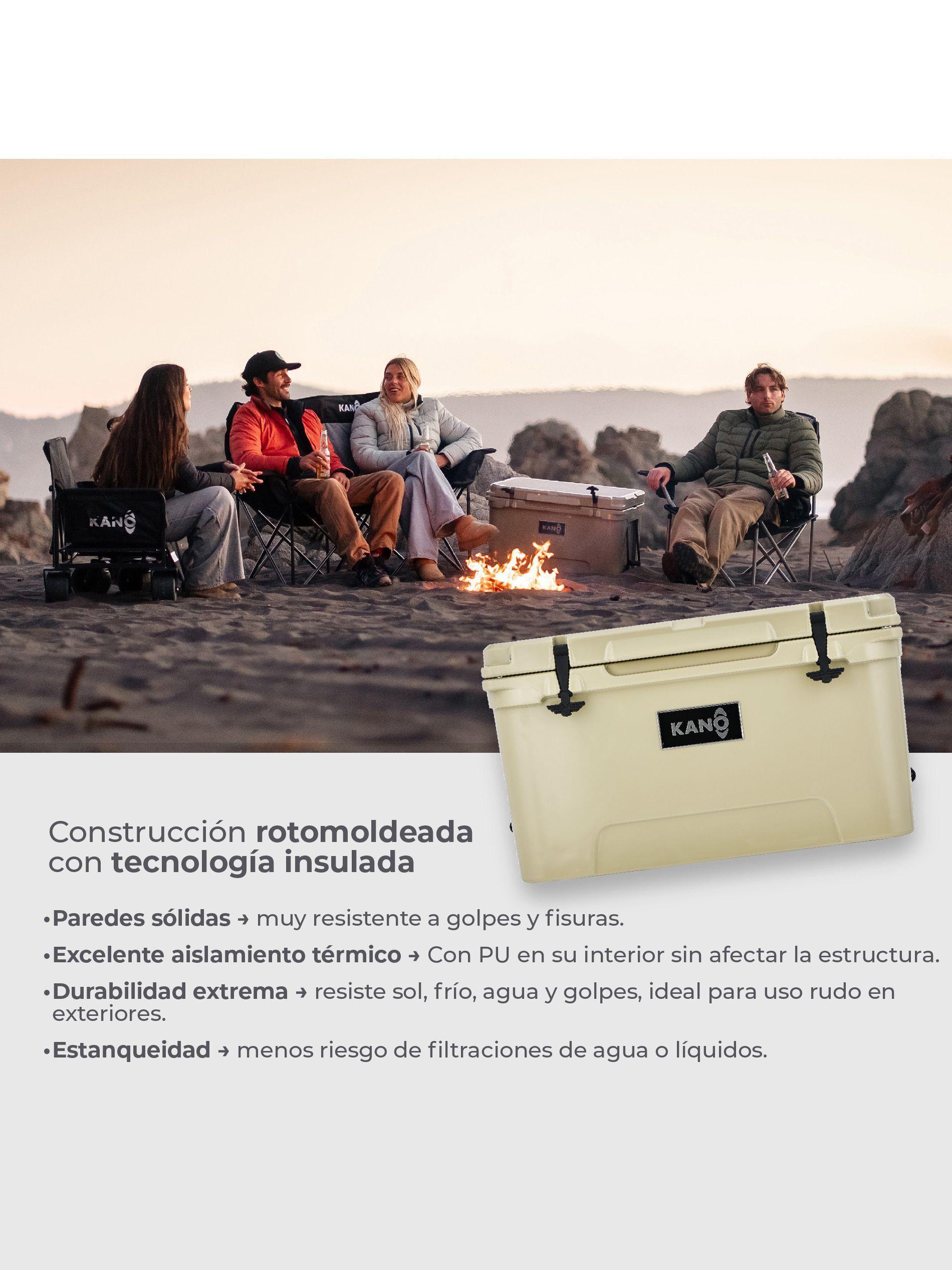 Cooler Nevera Rígida San Rafael 65QT Beige Kano-6